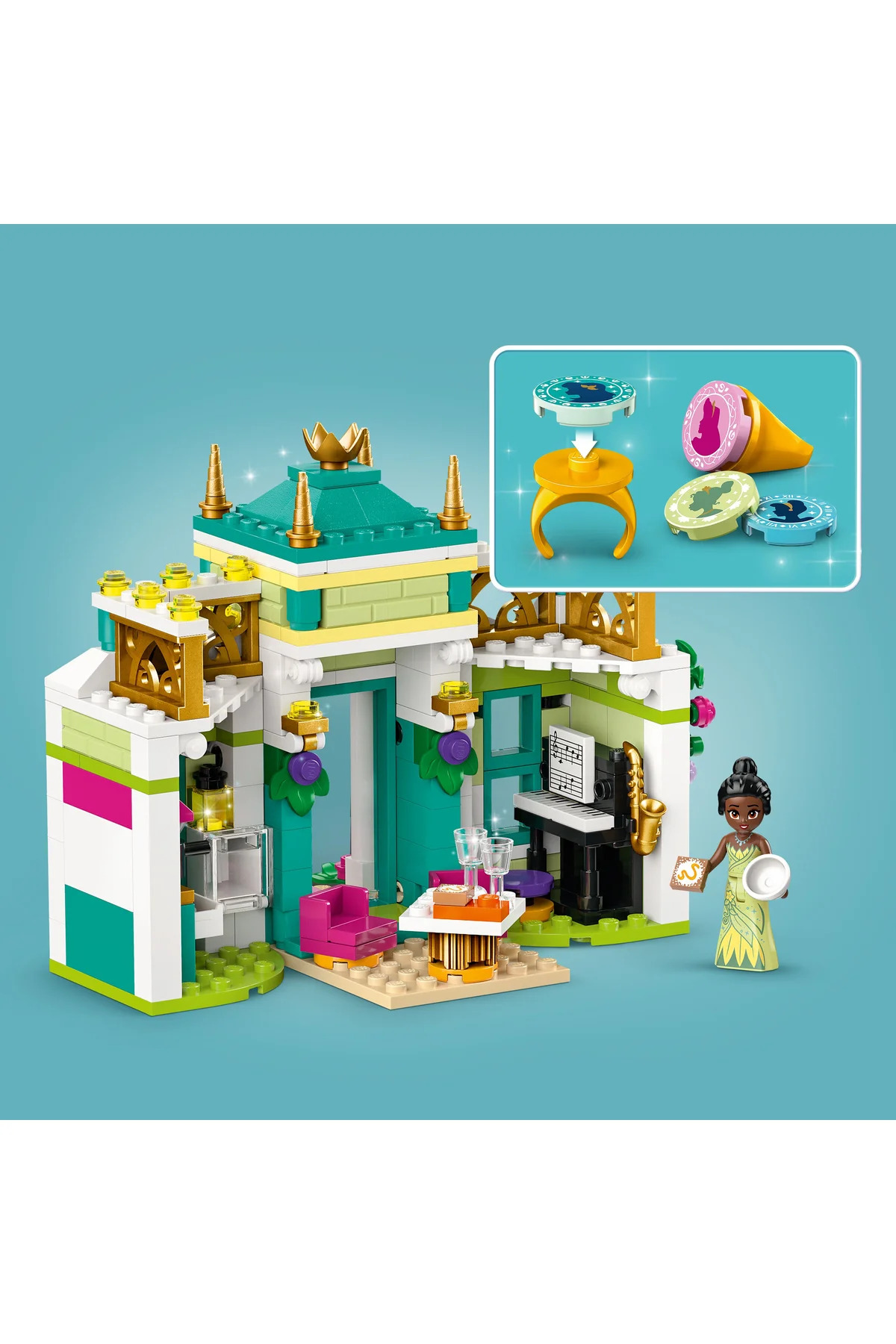 ® ǀ دیزنی پرنسس: مجموعه ساختنی ماجراجویی بازار ۴۳۲۴۶ برای کودکان ۶ سال به بالا (۸۱۷ قطعه)