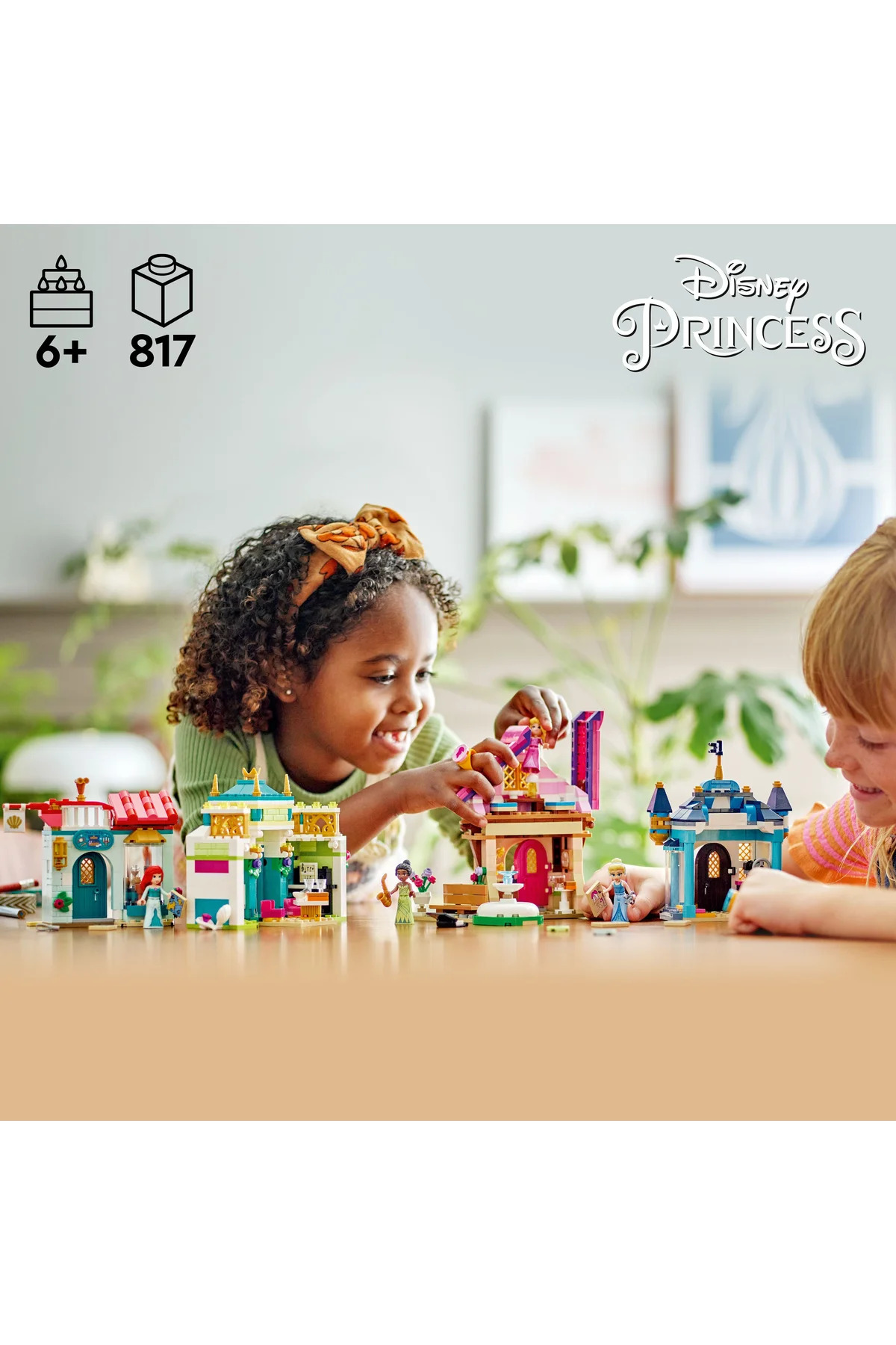 ® ǀ دیزنی پرنسس: مجموعه ساختنی ماجراجویی بازار ۴۳۲۴۶ برای کودکان ۶ سال به بالا (۸۱۷ قطعه)