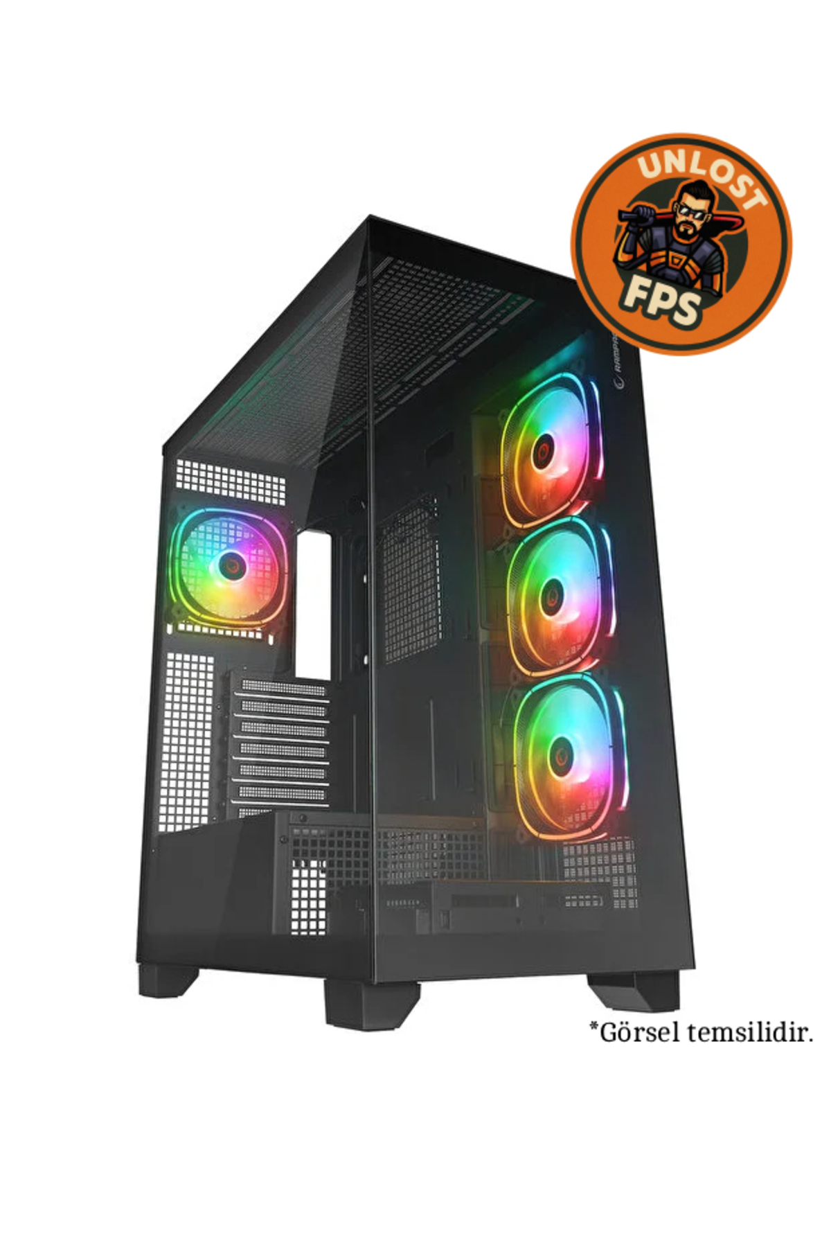 Gamers Arena UNLOST ECO RX7700XT AMD RYZEN 5 5600 16GB DDR4 512GB SSD 650W TAVSIYE SISTEM