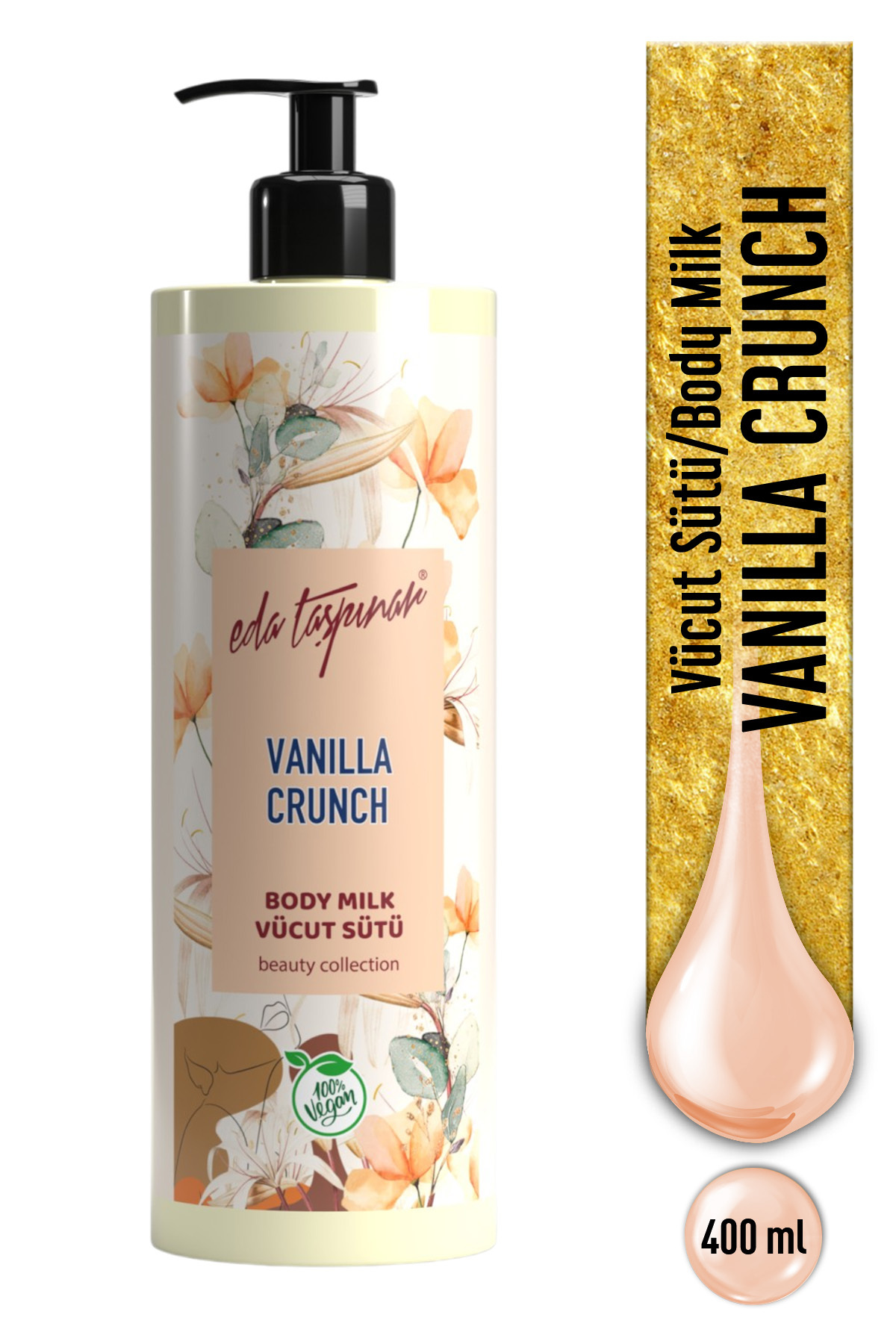 Eda Taşpınar Vanilla Crunch Yoğun Nemlendirici Vücut Losyonu - 400 ml (EGX84)