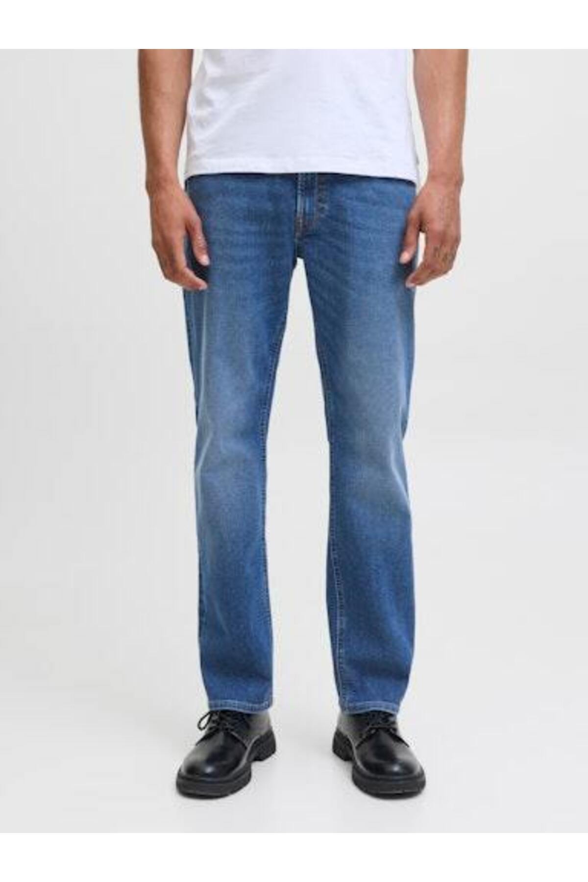 شلوار جین مردانه راسته فاق نرمال | جک اند جونز Jack & Jones 12282669 - تصویر 6