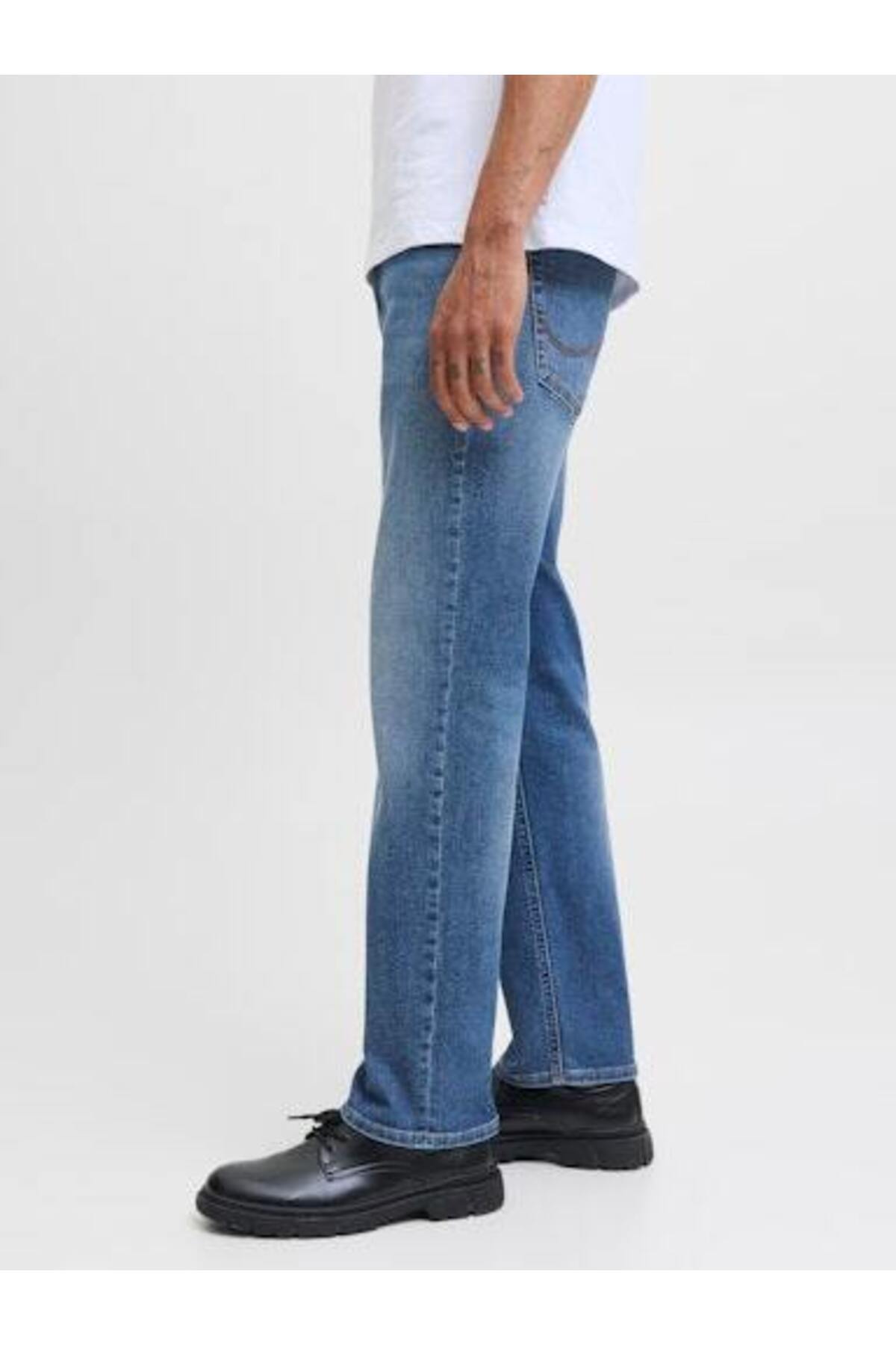 شلوار جین مردانه راسته فاق نرمال | جک اند جونز Jack & Jones 12282669 - تصویر 3