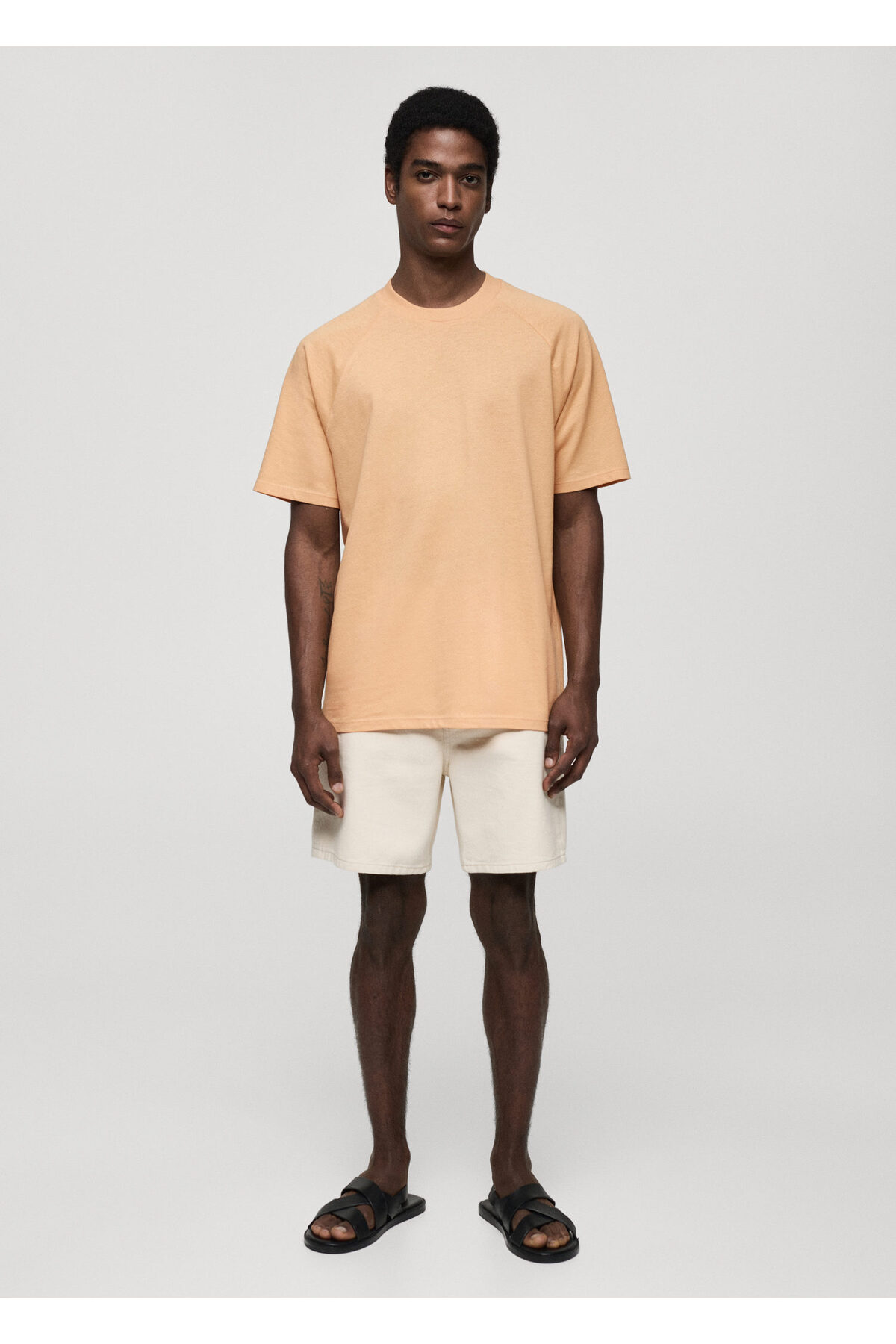 تیشرت مردانه نارنجی منگو | 77060356 اورجینال - تصویر 7