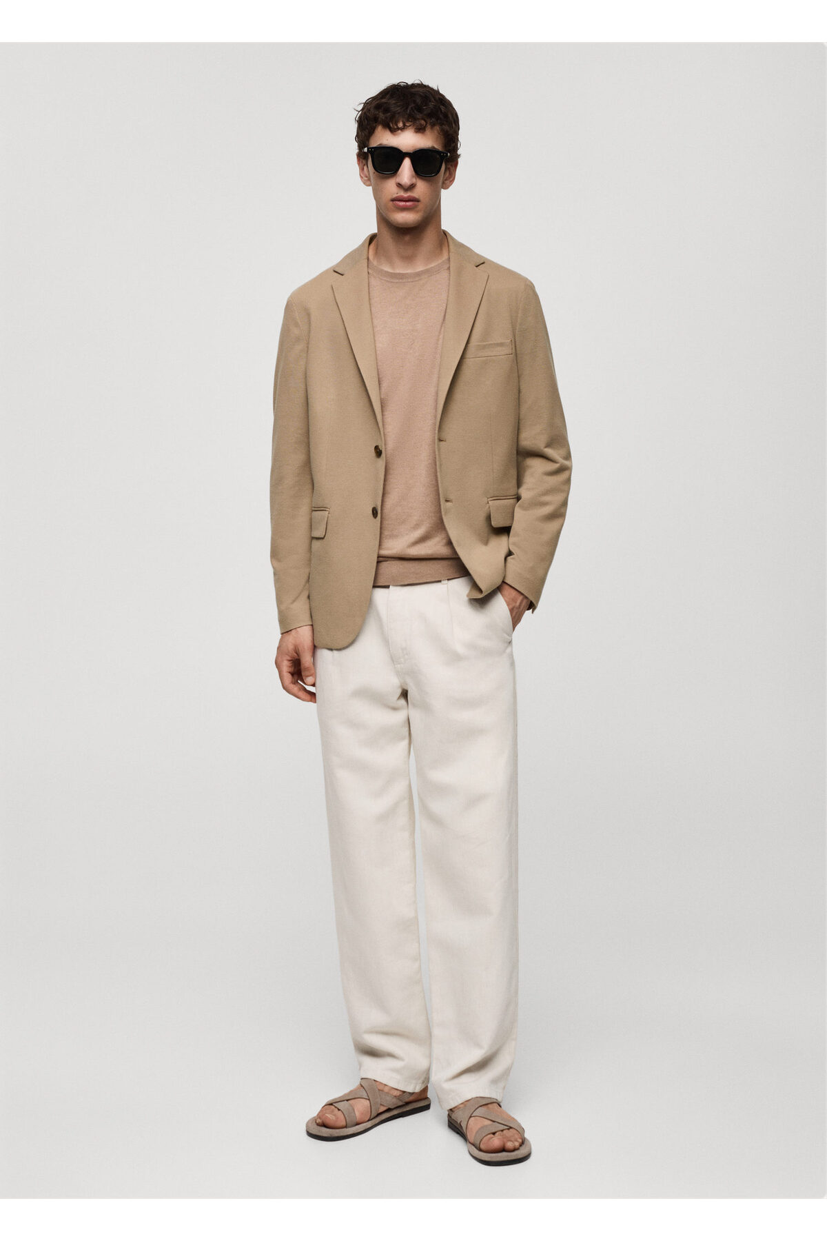 ژاکت مردانه قهوه ای منگو | 77070570 اورجینال - تصویر 8