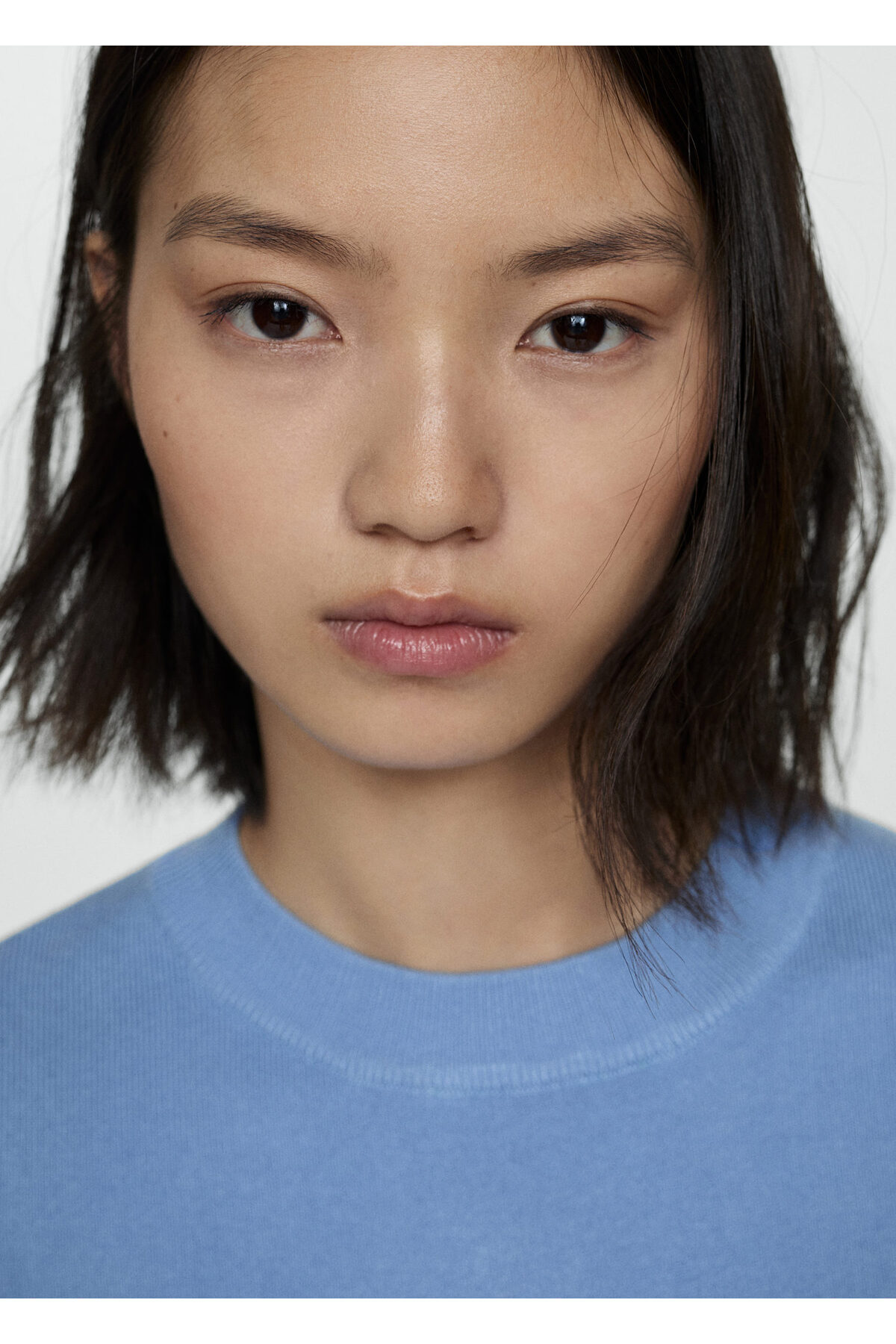 بافت و پلیور زنانه آبی منگوMANGO | 77012920 اورجینال - تصویر 4