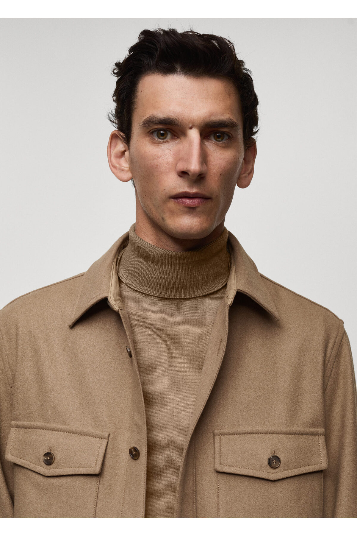 ژاکت مردانه قهوه ای منگو | 77905968 اورجینال - تصویر 4