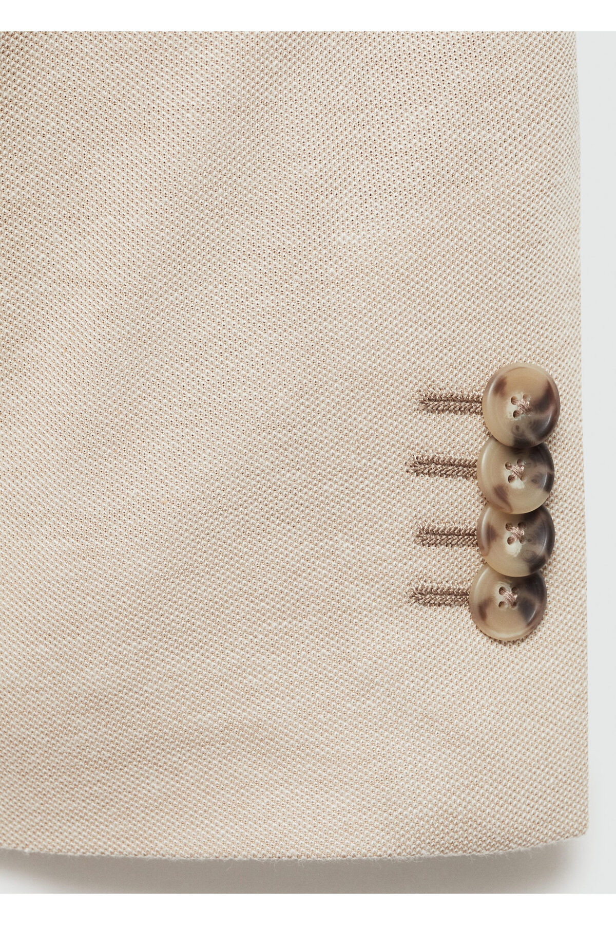 ژاکت مردانه بژ منگو | 77050571 اورجینال - تصویر 6