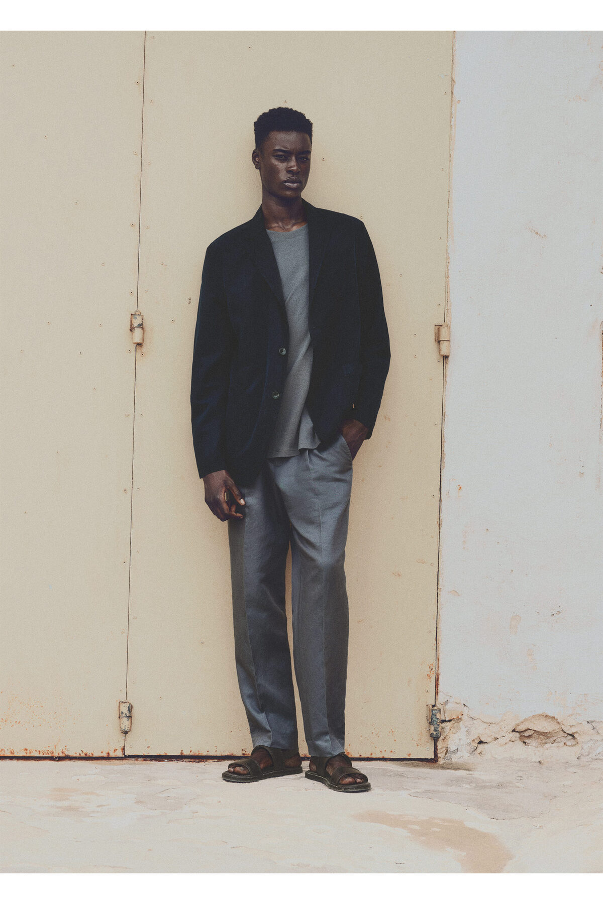 ژاکت مردانه آبی سرمه ای منگو | 77010575 اورجینال - تصویر 6