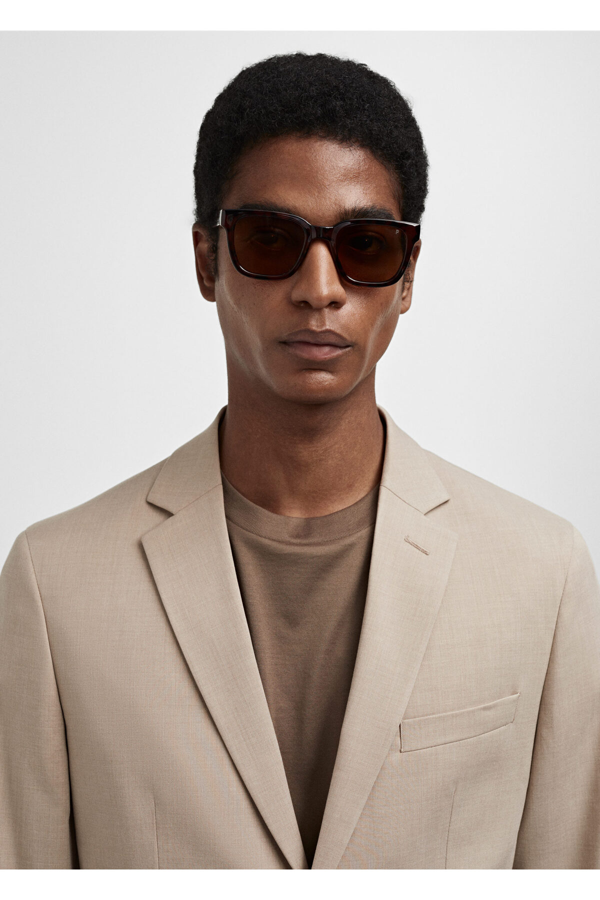 ژاکت مردانه بژ منگو | 67015987 اورجینال - تصویر 3