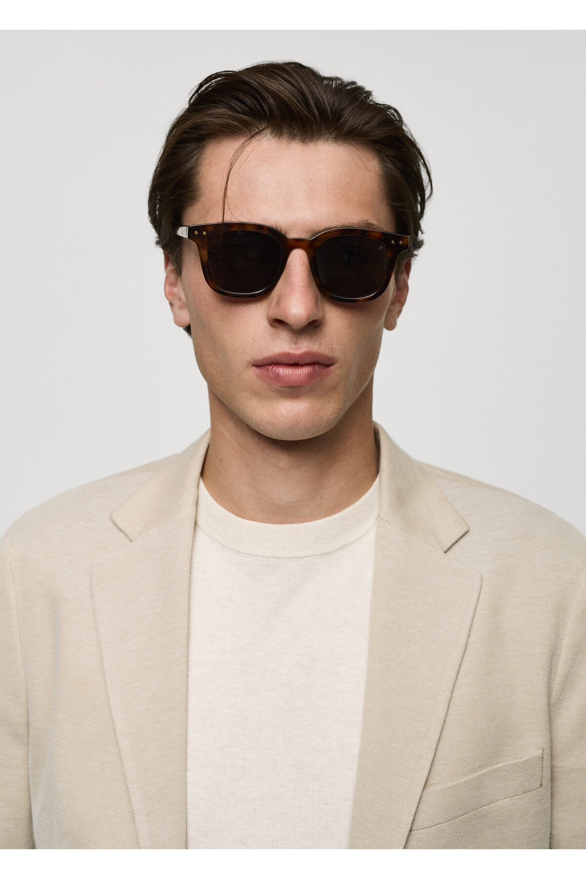 ژاکت مردانه بژ منگو | 77050571 اورجینال - تصویر 4