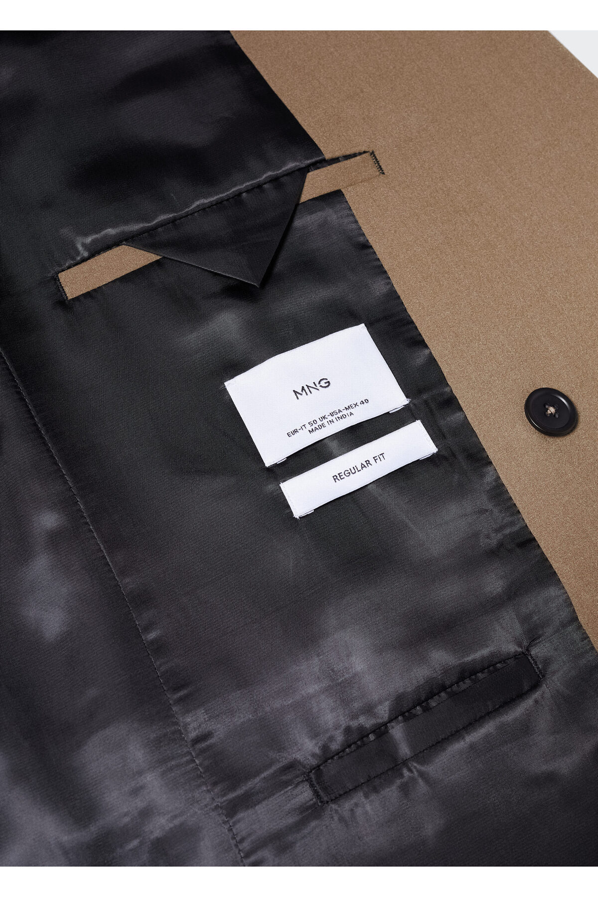 ژاکت مردانه قهوه ای منگو | 47034385 اورجینال - تصویر 7