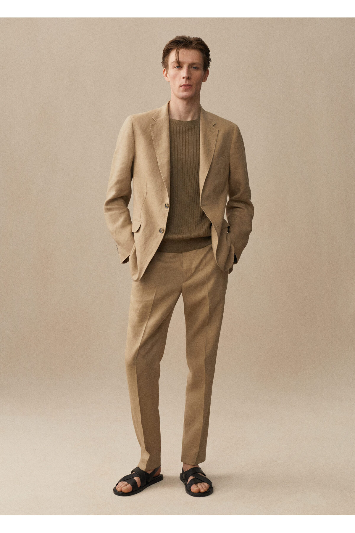 ژاکت مردانه قهوه ای منگو | 77010587 اورجینال - تصویر 8