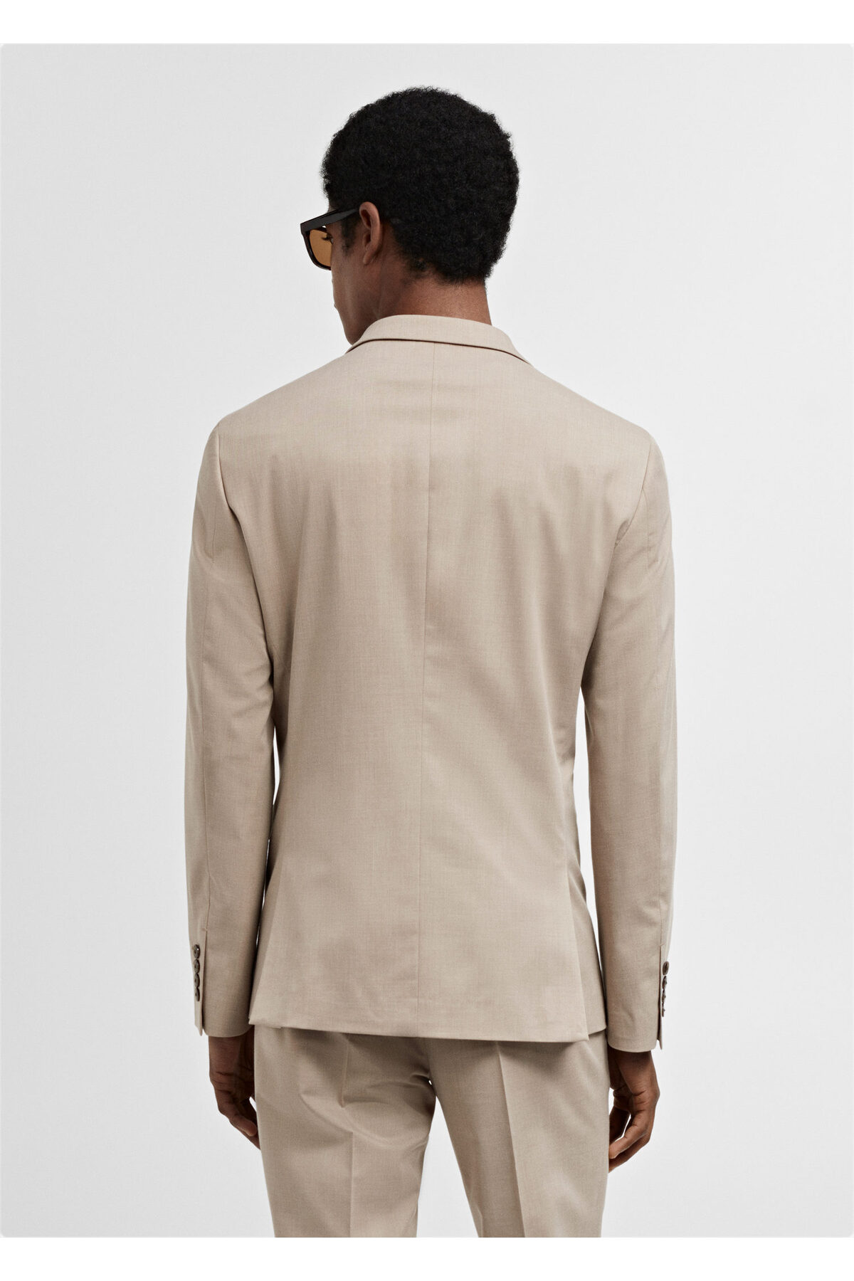 ژاکت مردانه بژ منگو | 67015987 اورجینال - تصویر 7