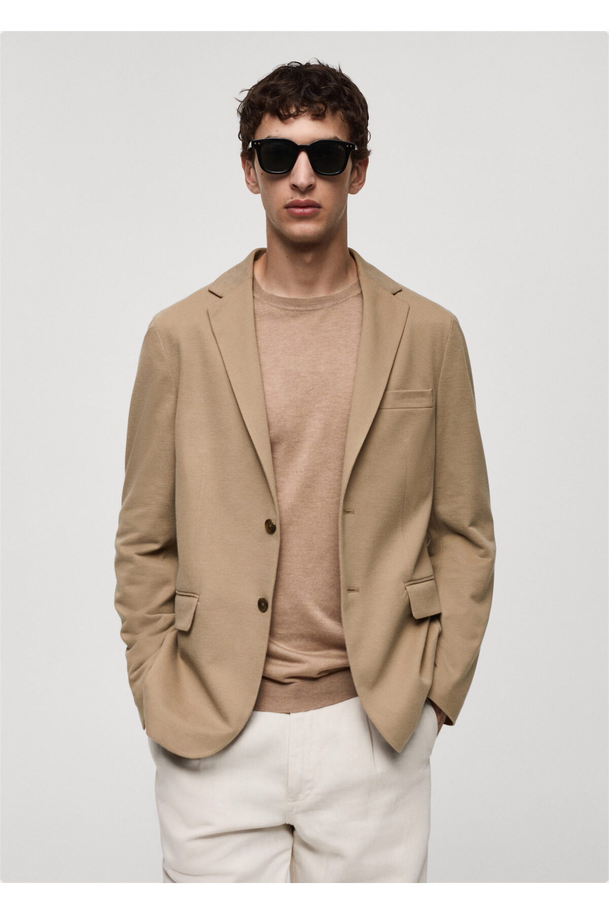 ژاکت مردانه قهوه ای منگو | 77070570 اورجینال - تصویر 9