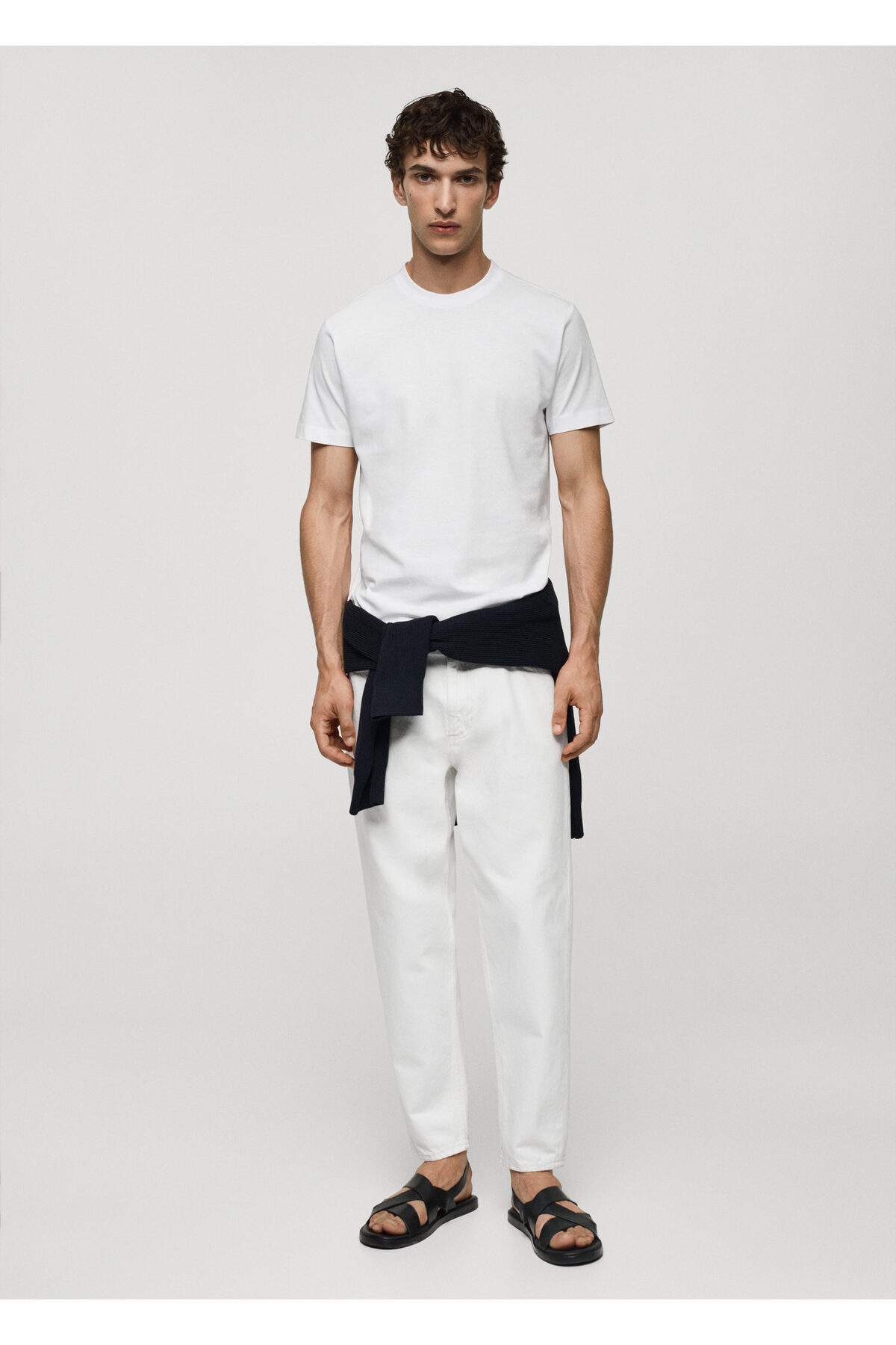 تیشرت مردانه سفید منگو | 77070606 اورجینال - تصویر 7