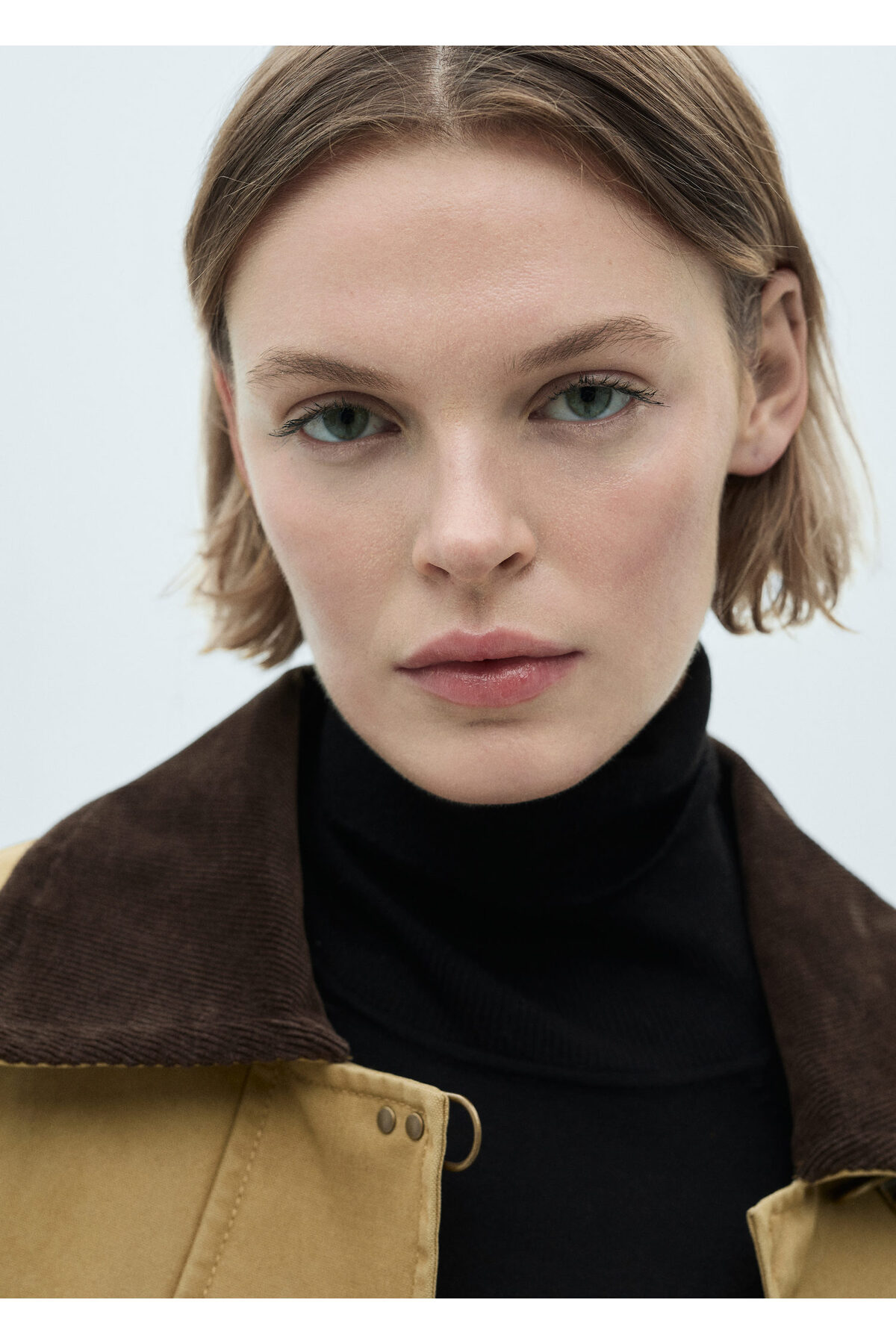 بافت و پلیور زنانه مشکی منگوMANGO | 77088264 اورجینال - تصویر 5