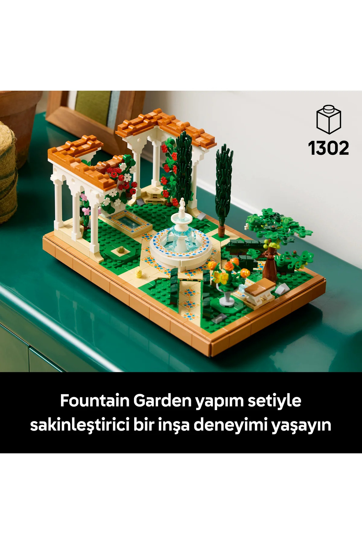 ® آیکونز فانتین گاردن هوم دکور مجموعه ساختنی ۱۰۳۵۹ برای بزرگسالان (۱,۳۰۲ قطعه)