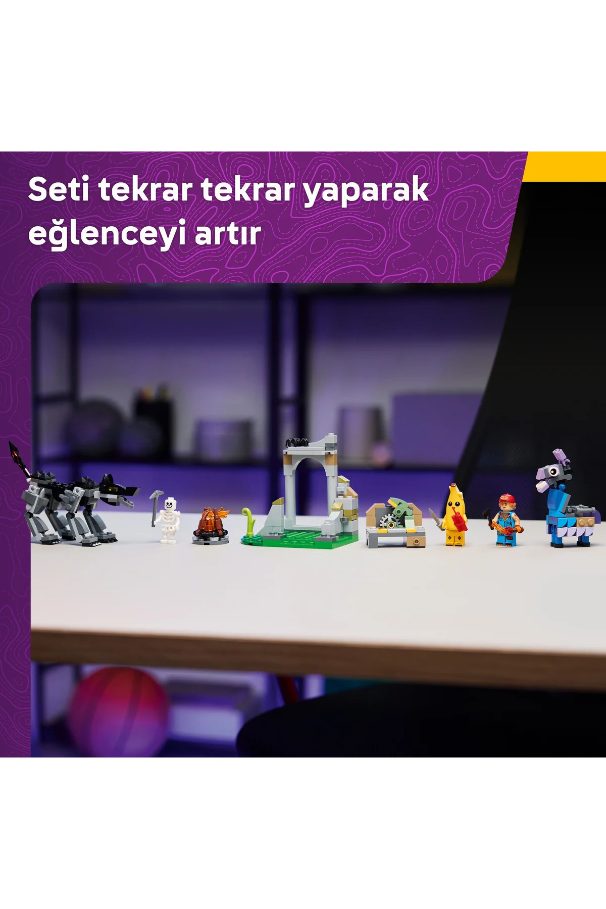 ® Fortnite ® کمپ موزافِر و کارآموز دست‌سازه‌ساز ۷۷۰۷۵ - ست ساخت‌وساز اسباب‌بازی برای کودکان ۷+ (۲۵۰P)