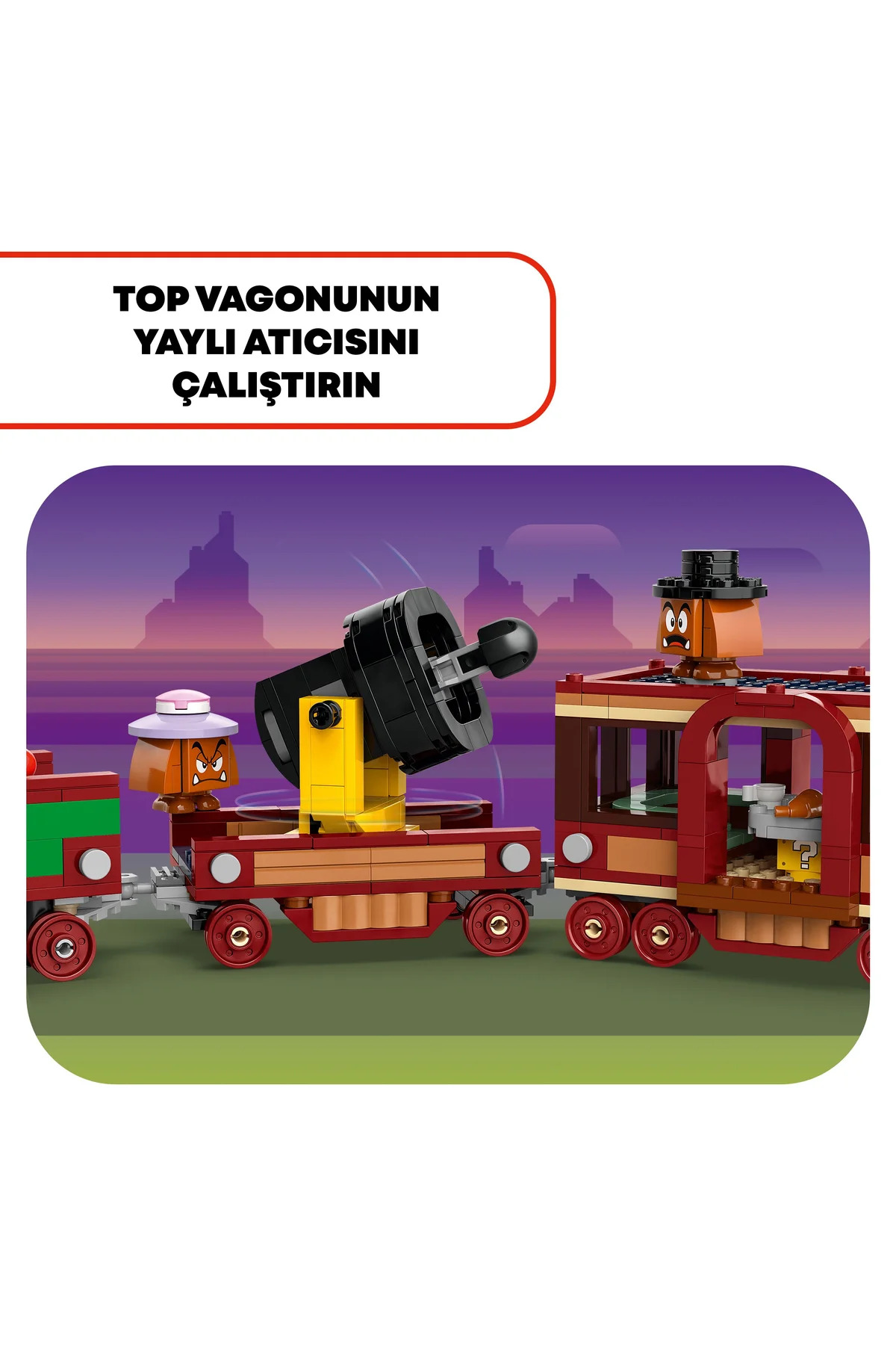 مجموعه ساختنی قطار اکسپرس باوزر سوپر ماریو 71437 برای کودکان بالای ۹ سال (۱,۳۹۲ قطعه)