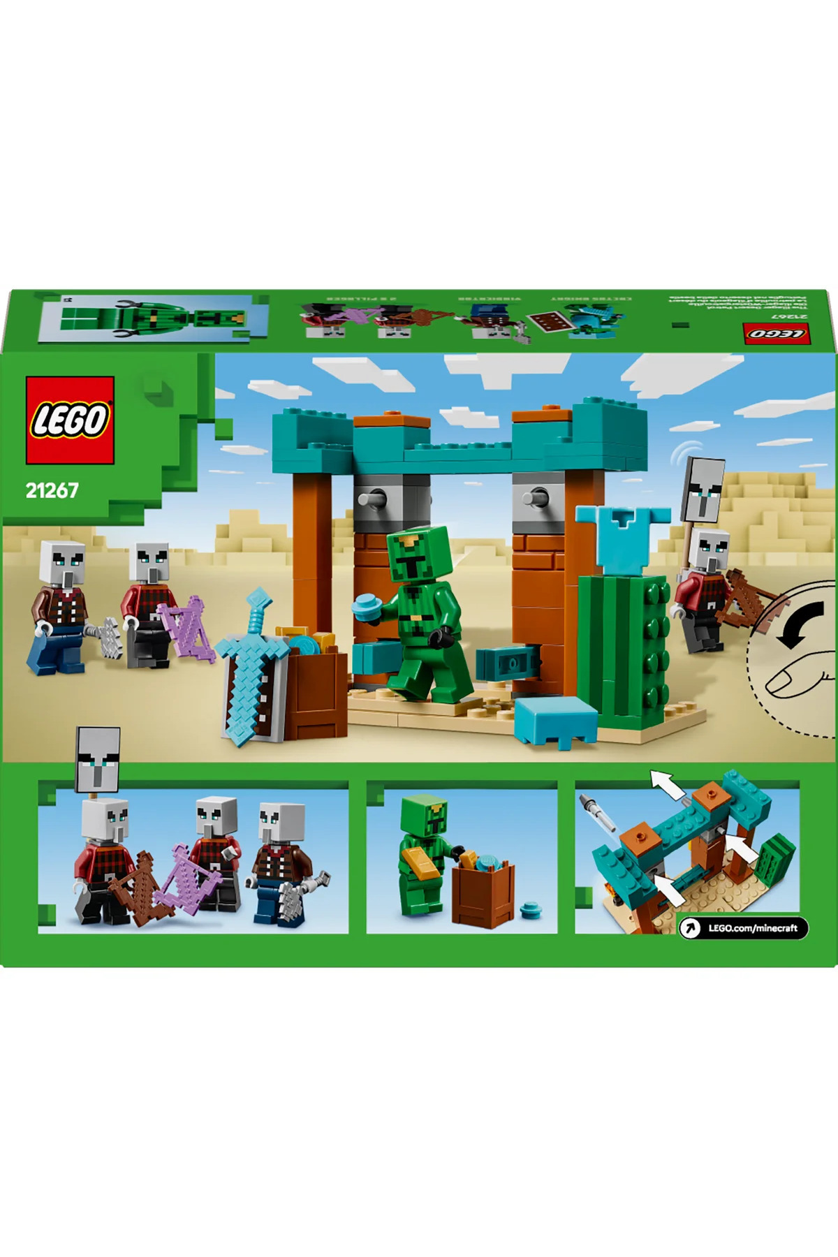 ® ماینکرفت® کیت بازی گشتی صحرایی ایلیجر برای کودکان ۲۱۲۶۷