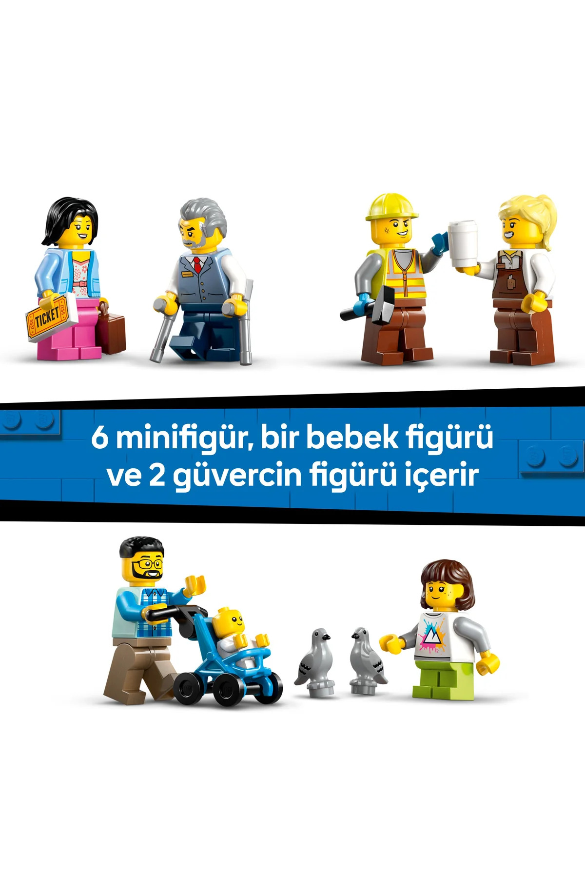 ® ایستگاه قطار مرکز شهر ۶۰۴۶۹ - مجموعه ساختنی اسباببازی خلاقانه برای کودکان ۷ سال به بالا (۷۵۲ قطعه)