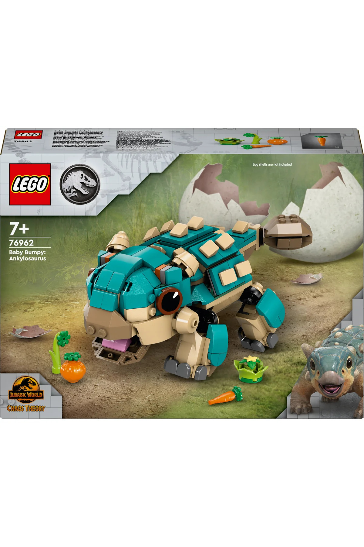 ® جوریاسیک ورلد بیبی بامپی: مجموعه ساختنی اسباب‌بازی آنکیلوسورس ۷۶۹۶۲ برای کودکان ۷ سال به بالا (۳۵۸ قطعه)