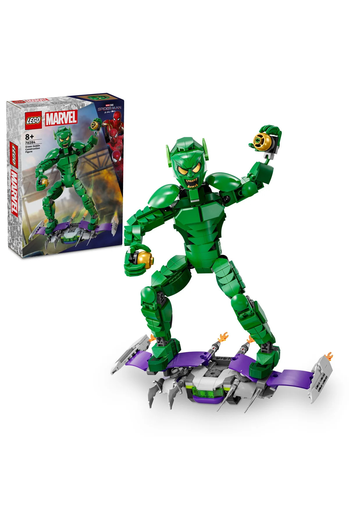 ® مارول گرین گابلین ۷۶۲۸۴ مجموعه ساختنی خلاقانه برای کودکان ۸ سال به بالا (۴۷۱ قطعه)
