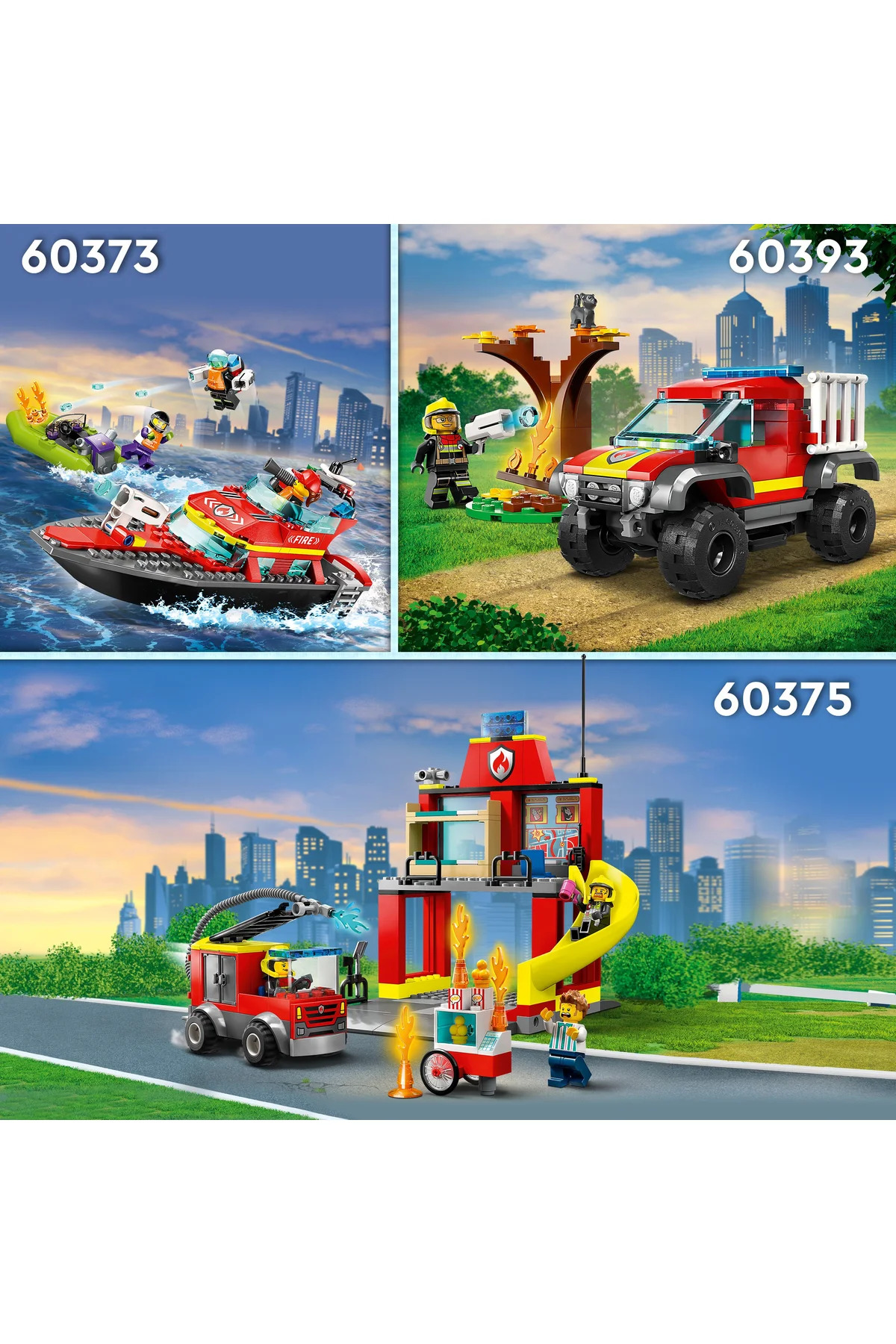 ® کامیون فرماندهی آتشنشانی شهری ۶۰۳۷۴ – مجموعه ساختنی خلاقانه ۷+ (۵۰۲P)
