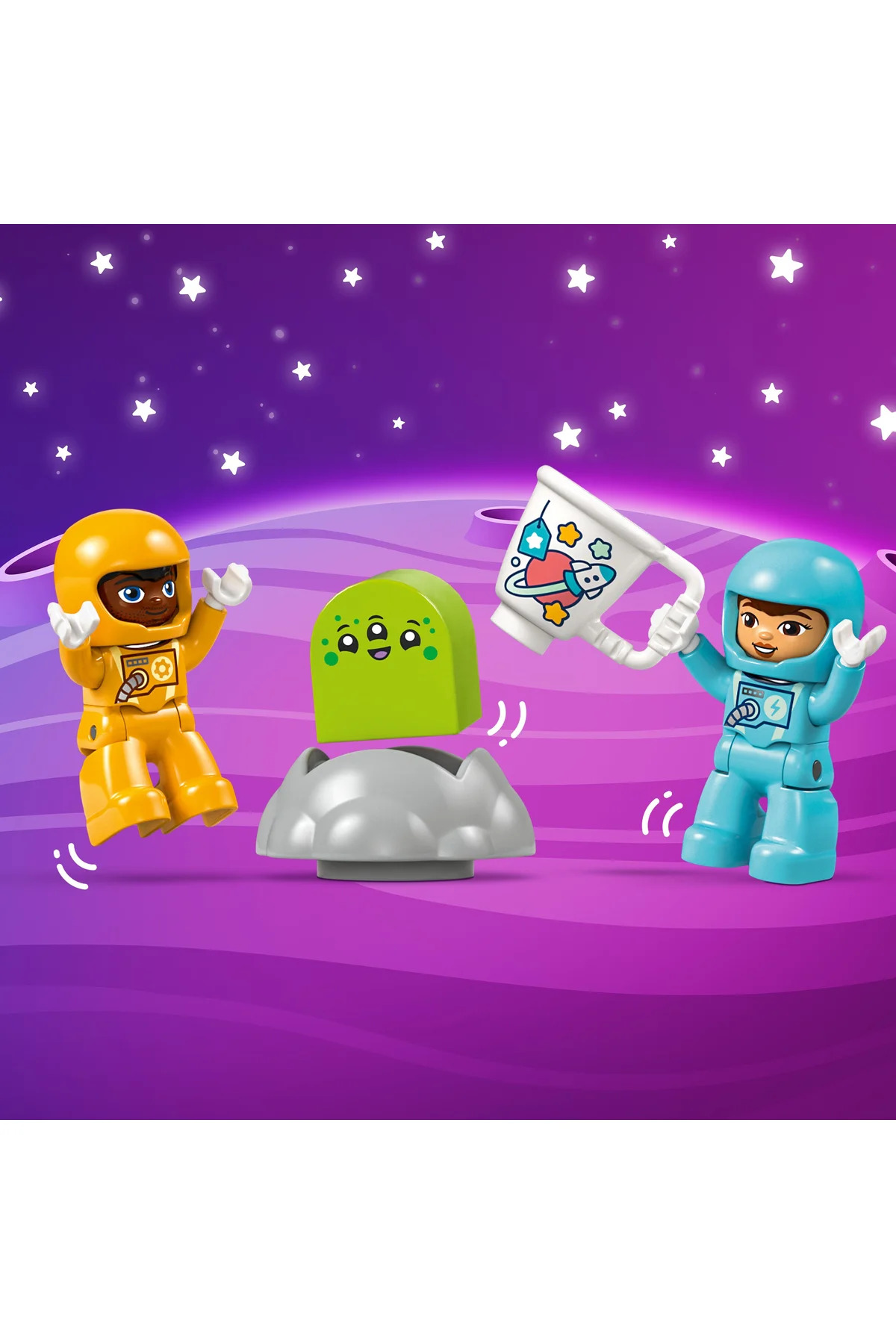 ® Duplo ® ماجراجویی شاتل فضایی ۳ در ۱ ۱۰۴۲۲ – مجموعه ساختنی آموزشی ۳+ (۵۸ قطعه)