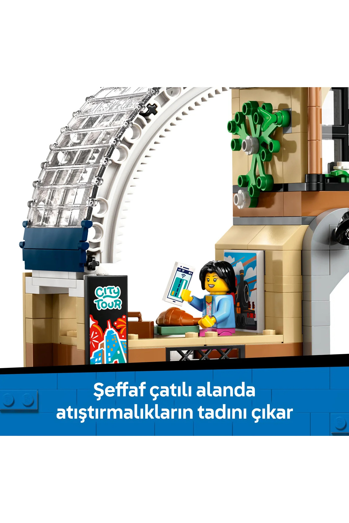 ® ایستگاه قطار مرکز شهر ۶۰۴۶۹ - مجموعه ساختنی اسباببازی خلاقانه برای کودکان ۷ سال به بالا (۷۵۲ قطعه)