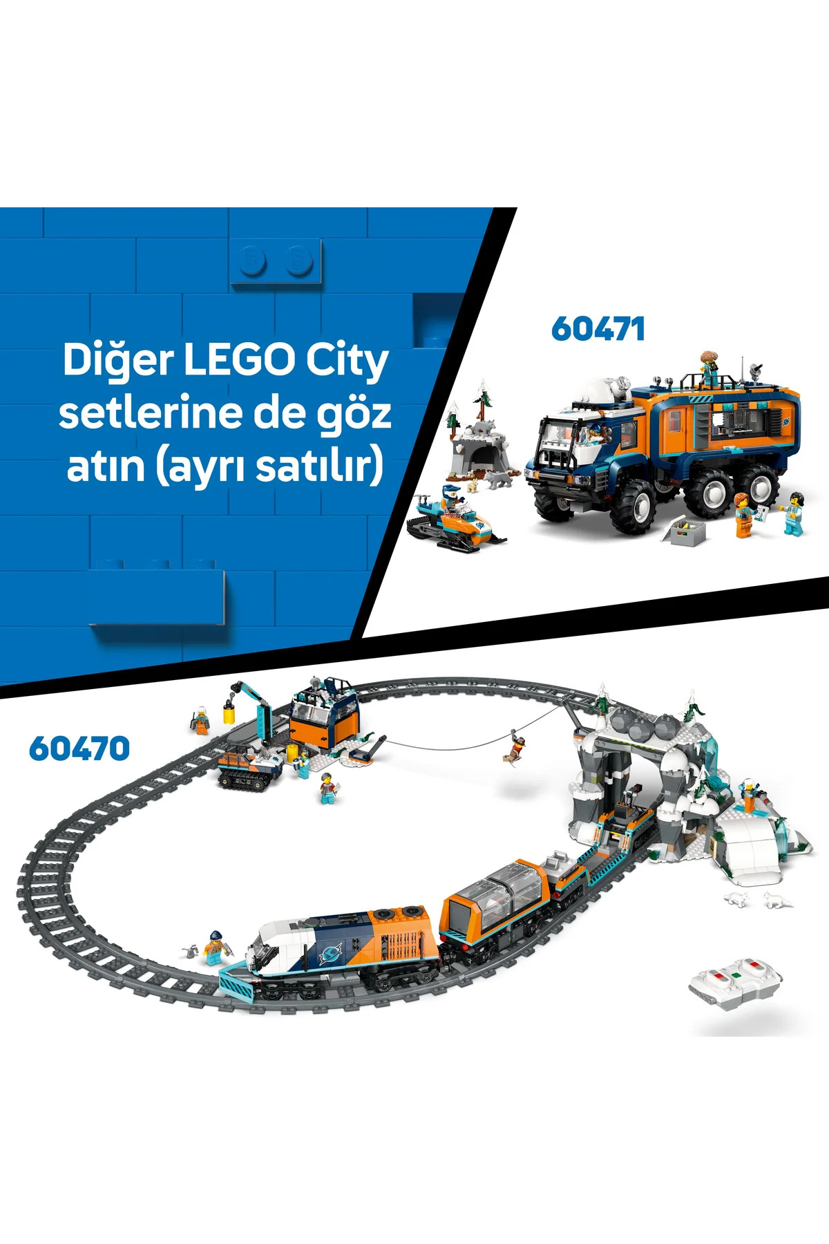 ® ایستگاه قطار مرکز شهر ۶۰۴۶۹ - مجموعه ساختنی اسباببازی خلاقانه برای کودکان ۷ سال به بالا (۷۵۲ قطعه)