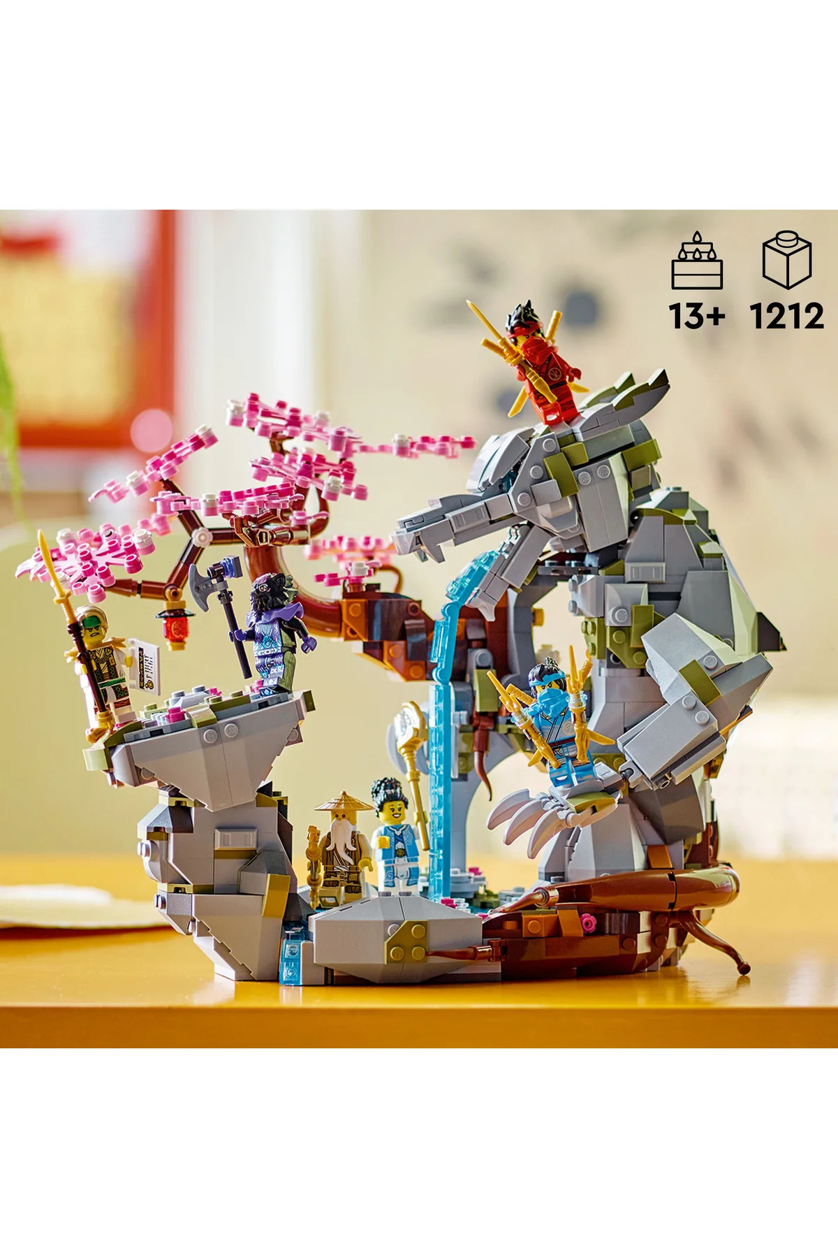 مجموعه ساختنی ®نینجاگو معبد سنگ اژدها ۷۱۸۱۹ برای کودکان ۱۳ سال به بالا (۱۲۱۲ قطعه)