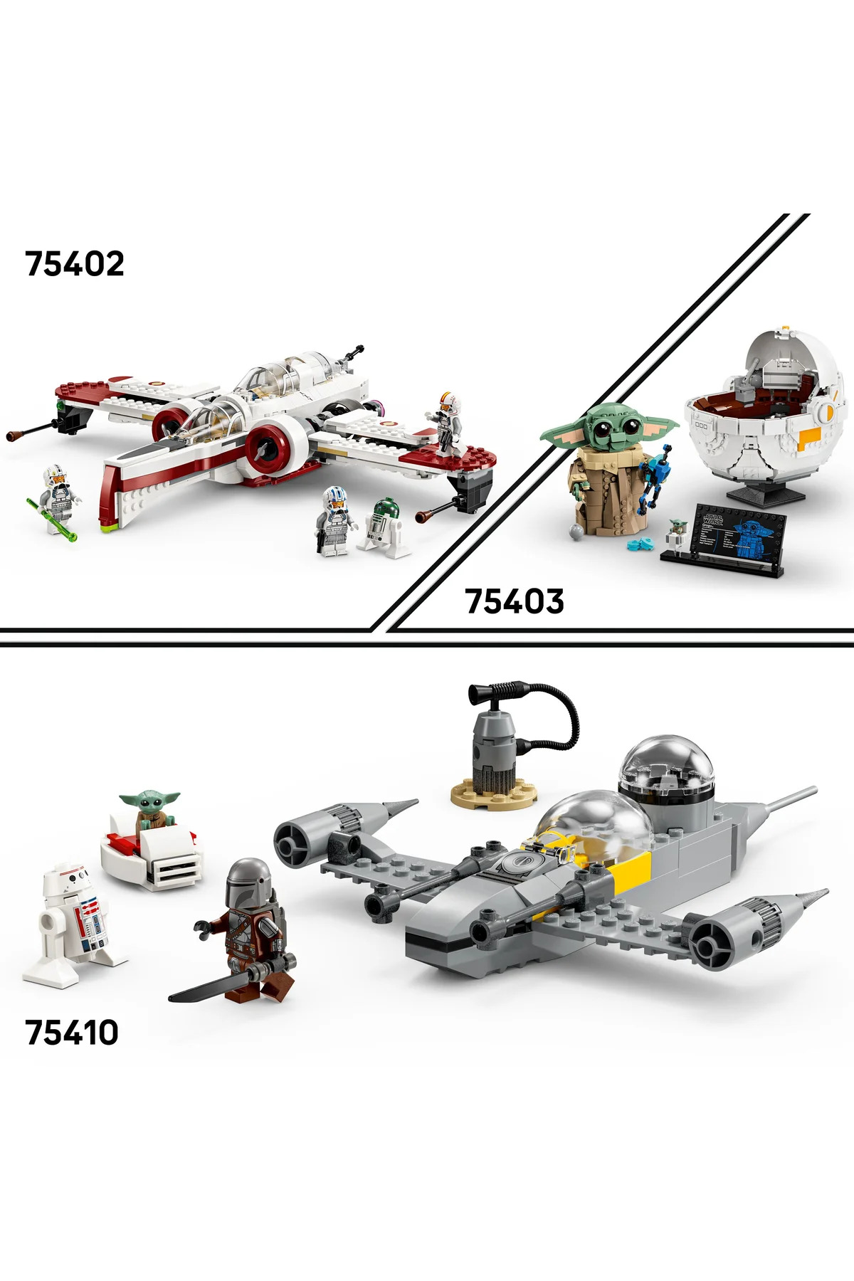 جنگ ستارگان: جنگ‌های کلون - مجموعه ساختنی interceptor جِدای آسوکا ۷۵۴۰۱ (۲۹۰ قطعه)