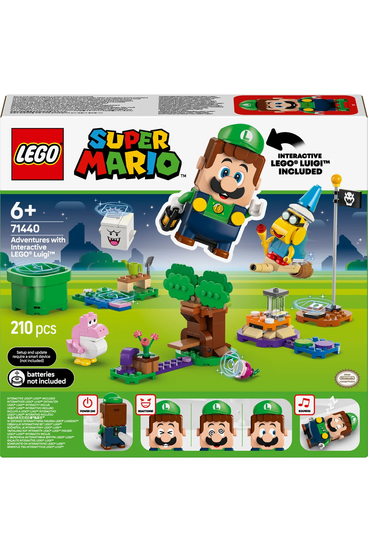 ماجراهای سوپر ماریو™ با لویجی™ تعاملی لگو®