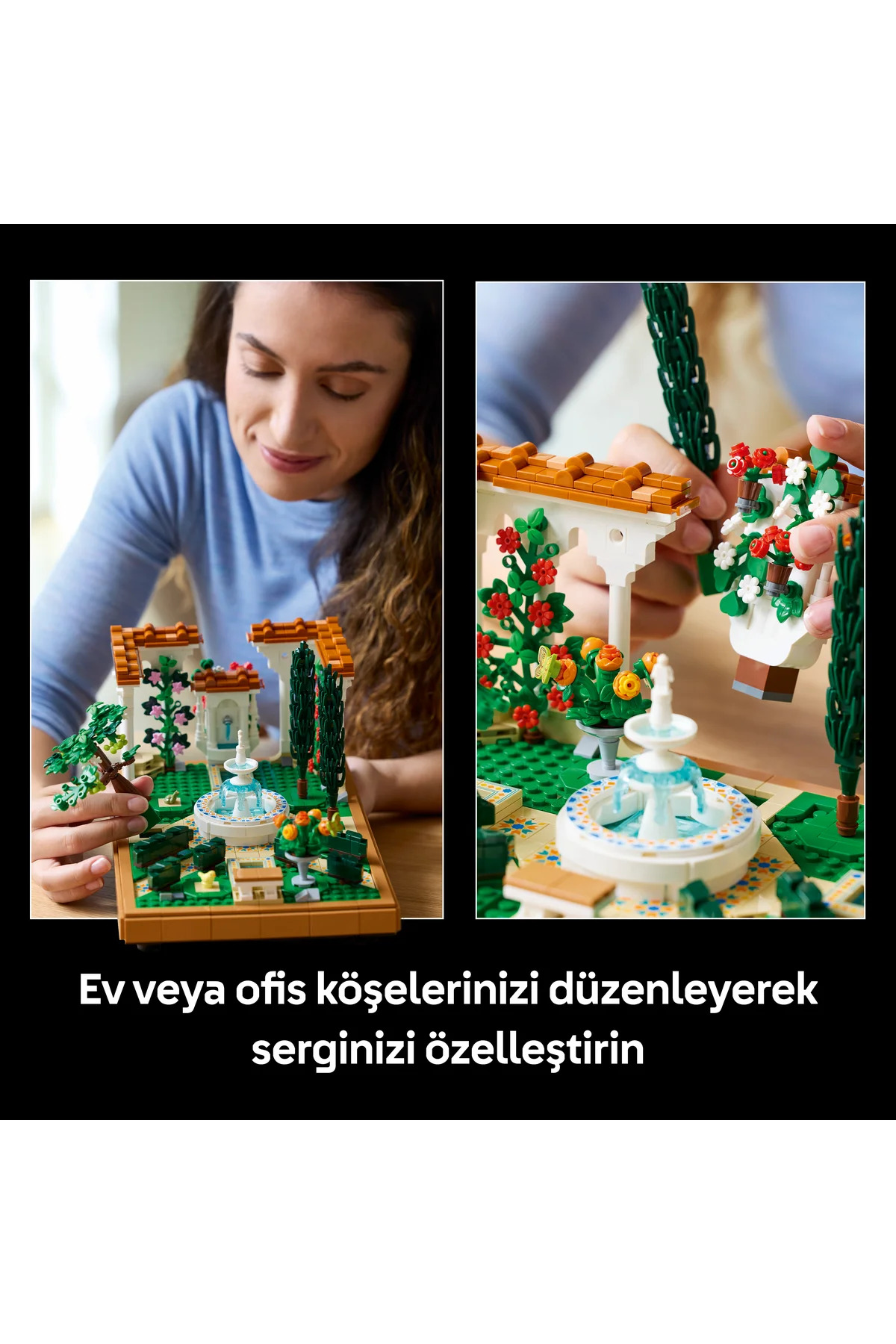 ® آیکونز فانتین گاردن هوم دکور مجموعه ساختنی ۱۰۳۵۹ برای بزرگسالان (۱,۳۰۲ قطعه)