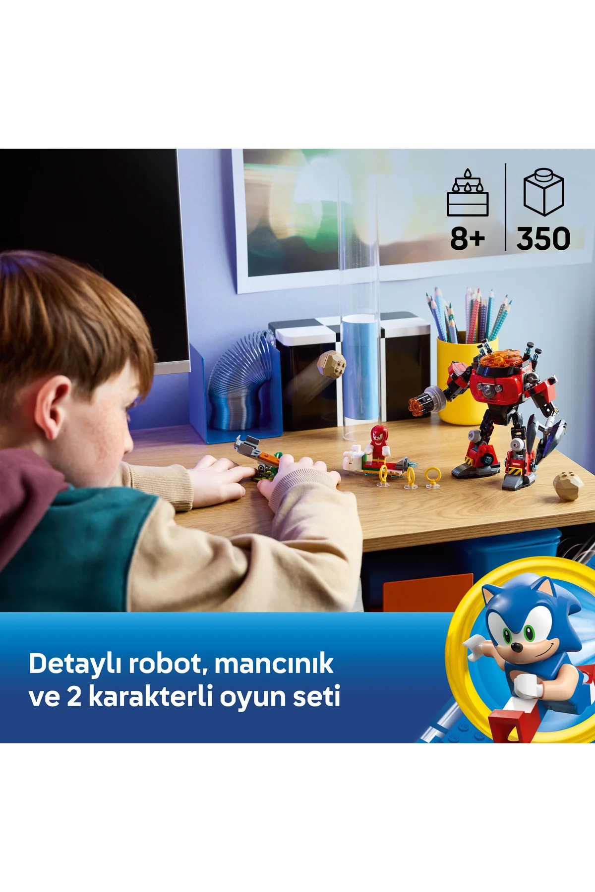 ® سونیک خارپشت: ناکلز در برابر ربات تخمشکن دکتر اجمن ۷۷۰۰۵ – ست اسباببازی ۸+ سال (۳۵۰P)