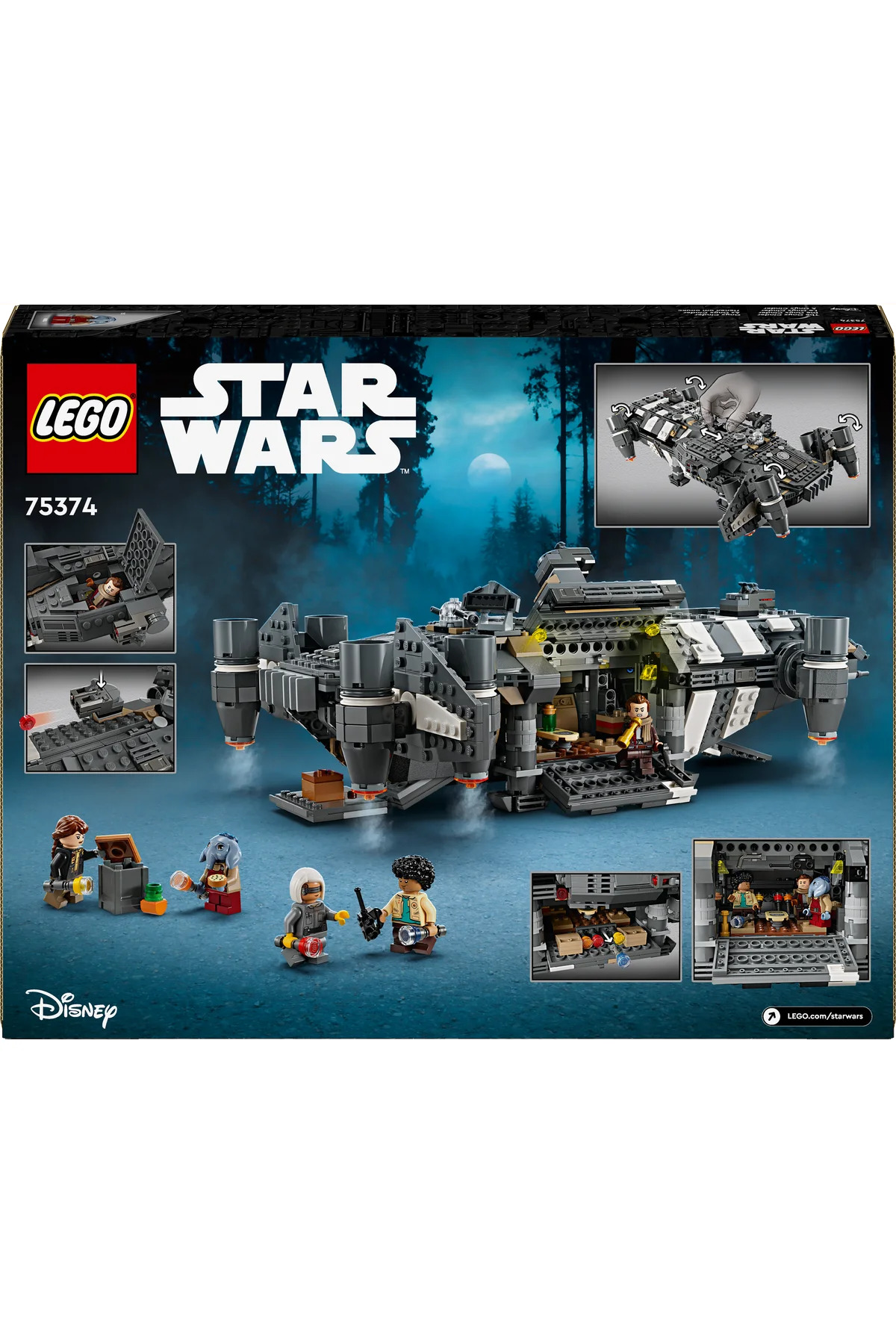 ® جنگ ستارگان: گروه اسکلت، مجموعه ساختنی خاکستر اونیکس ۷۵۳۷۴ برای کودکان ۱۰+ ساله (۱,۳۲۵ قطعه)