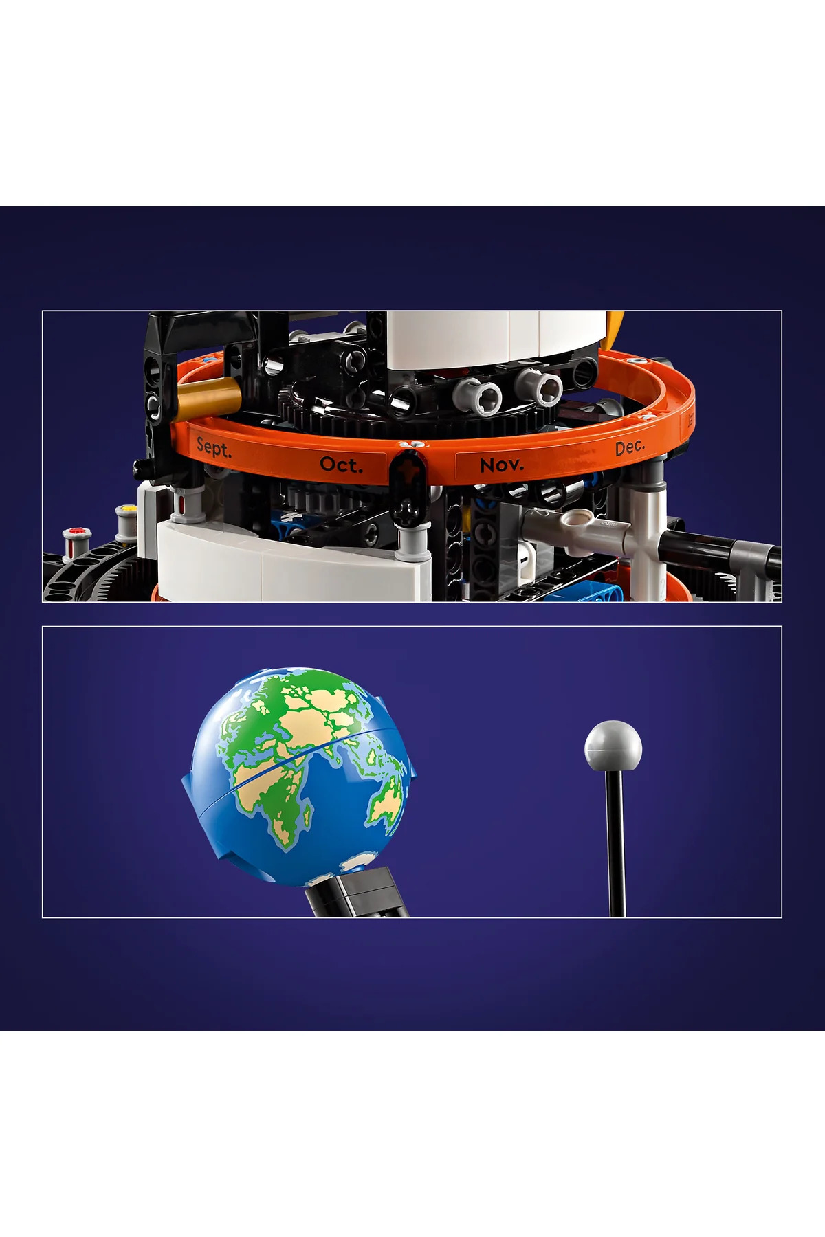 مجموعه ساختنی تکنف پلنت زمین و ماه در مدار ۴۲۱۷۹ برای کودکان ۱۰+ سال (۵۲۶ قطعه)