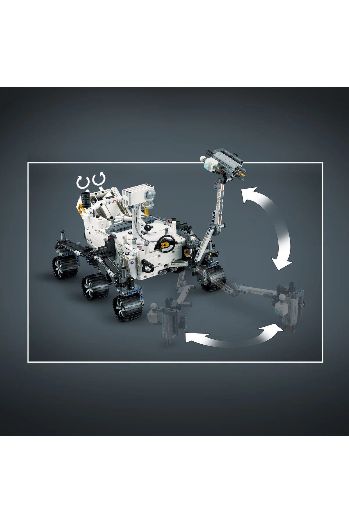 مجموعه ساختنی تکنیک ناسا مریخنورد استقامت ۴۲۱۵۸ برای کودکان ۱۰+ سال (۱,۱۳۲ قطعه)