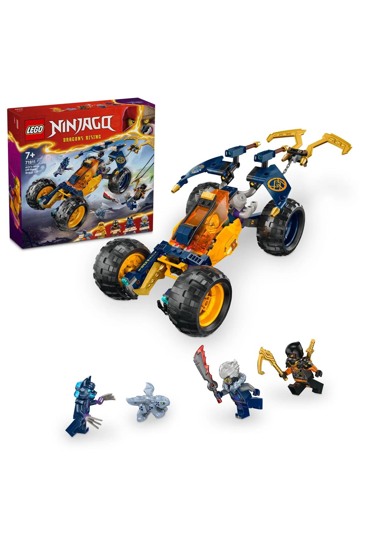 لگو ® NINJAGO® Arin's Ninja Off-Road Buggy 71811 - مجموعه اسباب‌بازی ساختنی برای کودکان ۷ سال به بالا (۲۶۷ قطعه)