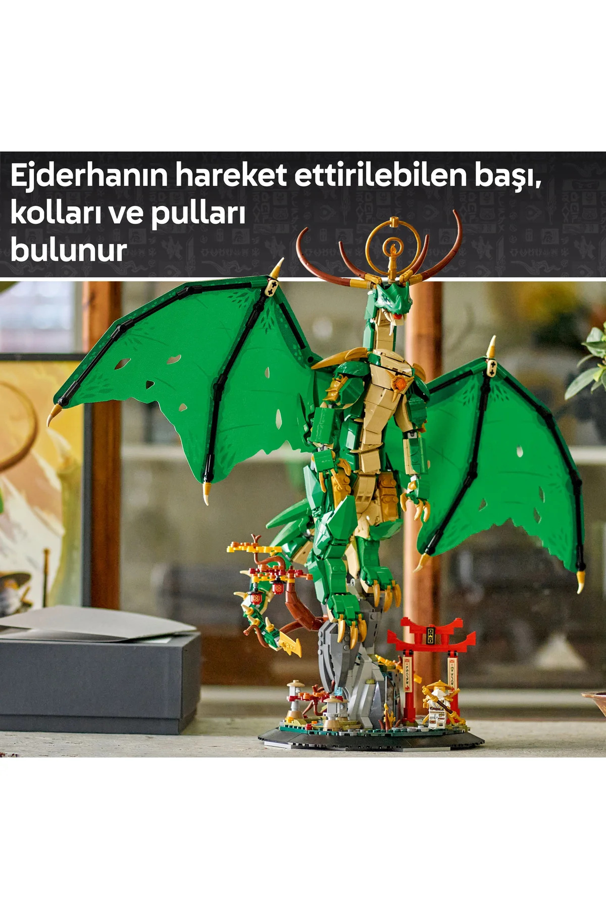 ® نینجاگو ® اژدهای نگهبان ۷۱۸۴۷ – مجموعه ساختنی خلاقانه اسباب‌بازی برای کودکان ۱۴+ (۱۶۵۰ قطعه)