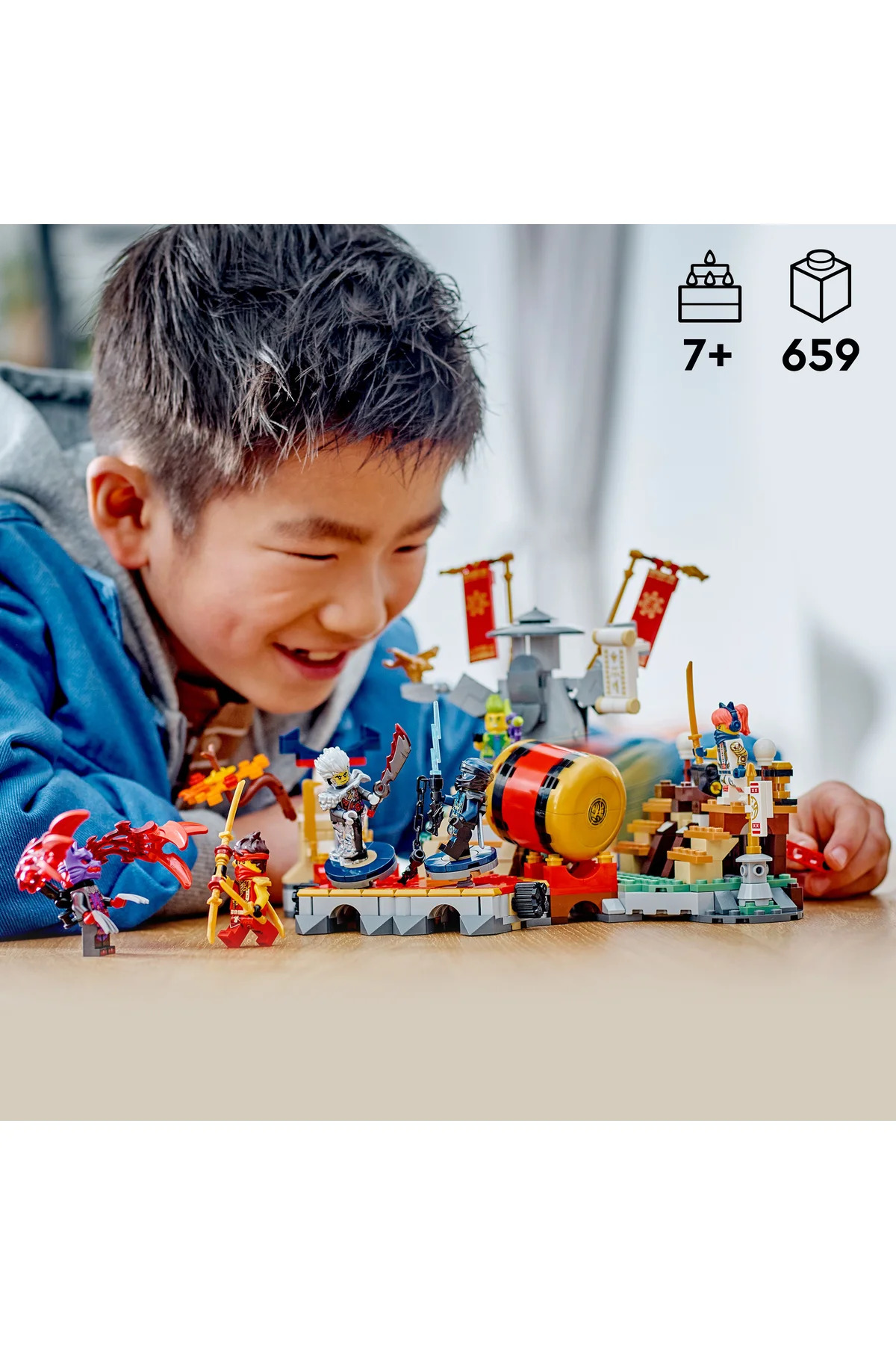 مجموعه ساختنی آرنا نبرد تورنمنت اینسکس نینجاگو ® ۷۱۸۱۸ – برای کودکان ۷ سال به بالا (۶۵۹ قطعه) ترندی ۱۰