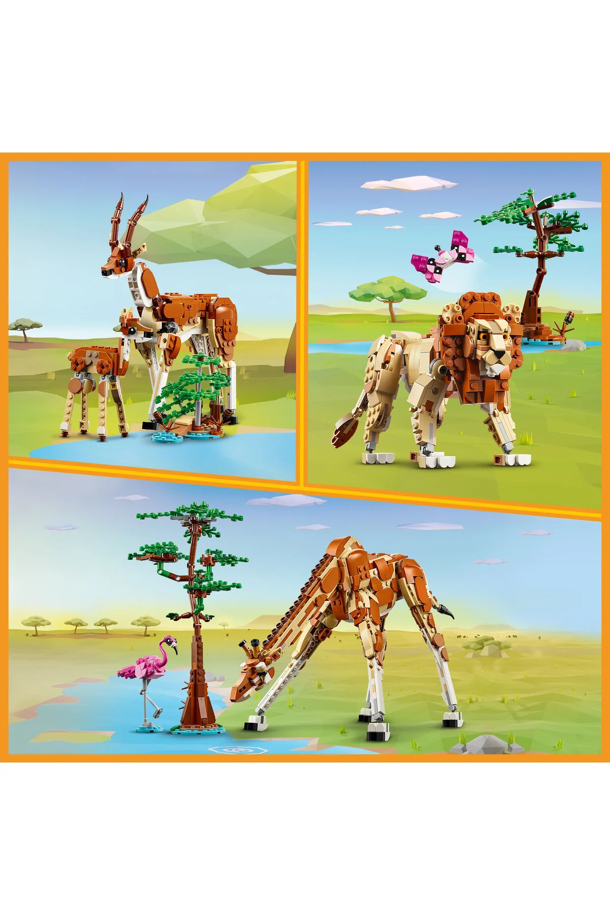 ® کریِیتور وایلد سافاری حیوانات، ست ۳ در ۱، ۳۱۱۵۰