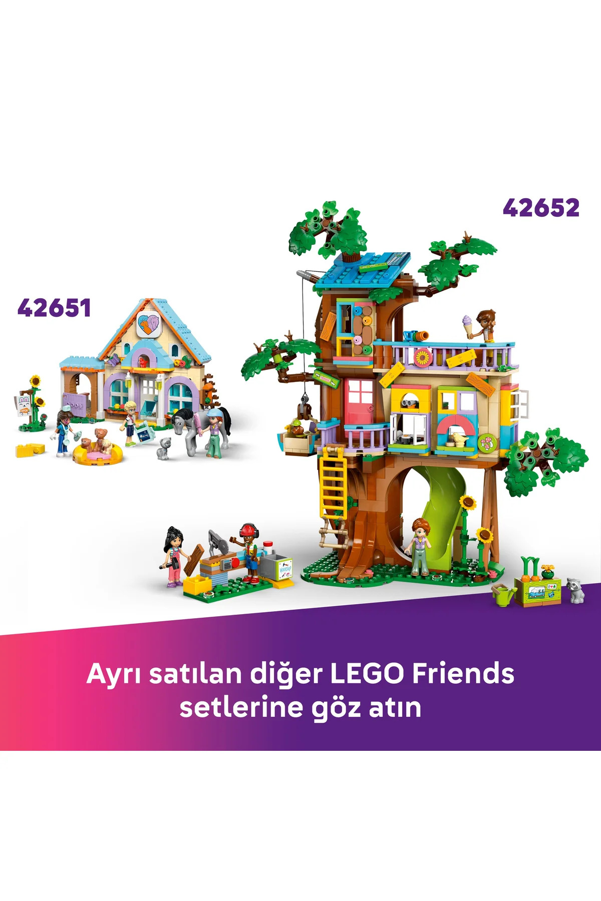 ® فروشگاه لوازم حیوانات خانگی فرندز، مجموعه ساختنی ۴۲۶۵۰ برای کودکان بالای ۶ سال (۳۷۵ قطعه)