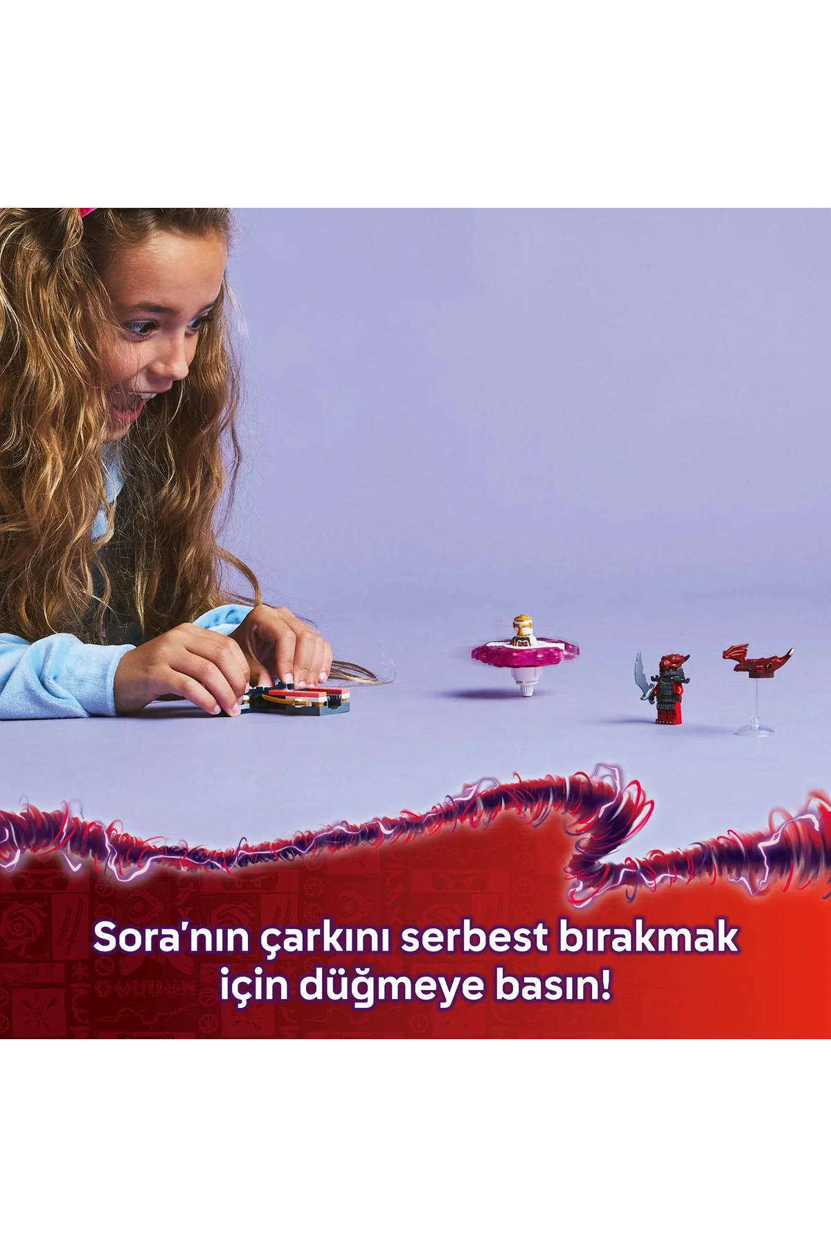 ® NINJAGO® سِت اسباببازی اکشن اسپینجیتسو چرخان اژدهای سُرا ۷۱۸۲۴