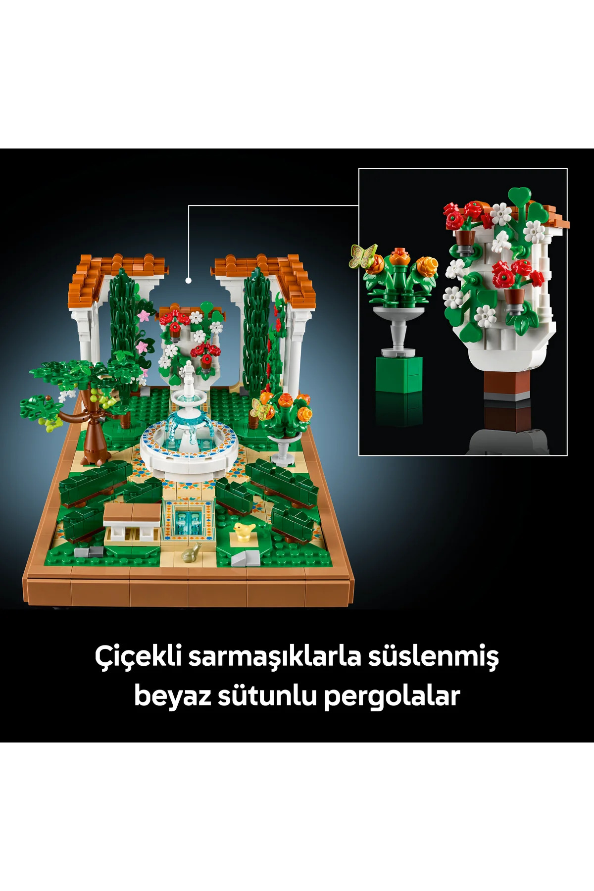 ® آیکونز فانتین گاردن هوم دکور مجموعه ساختنی ۱۰۳۵۹ برای بزرگسالان (۱,۳۰۲ قطعه)