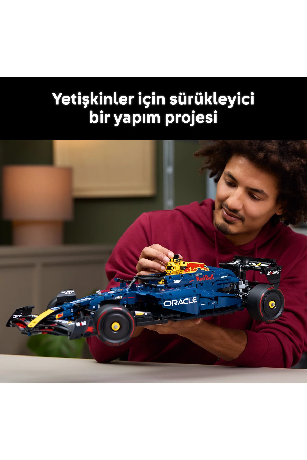 LEGO ® Technic Oracle Red Bull Racing RB20 F1 Araba 42206 - 18+ Yarış Arabası Modeli Yapım Seti (1639P) fotoğrafı 6 (önizleme)