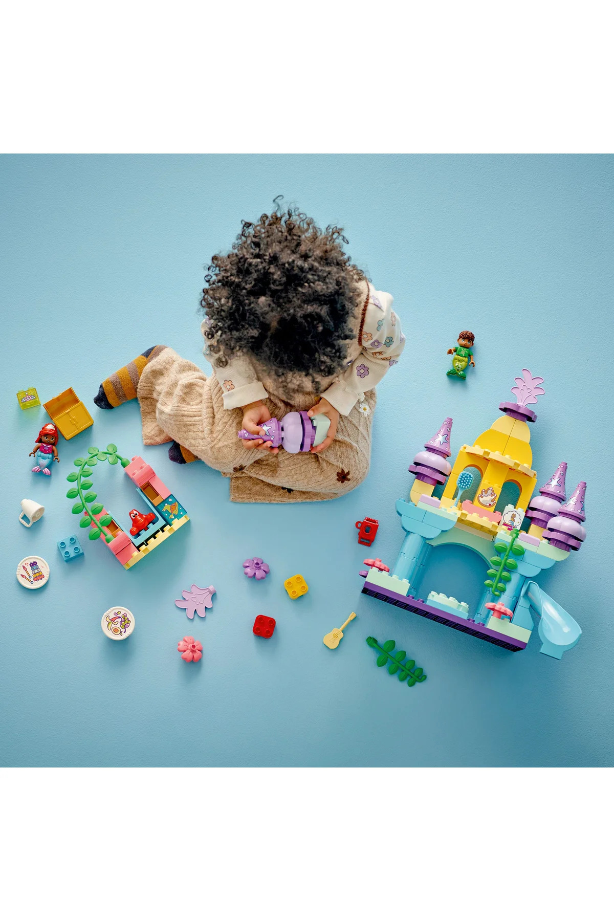 ® دوپلو | مجموعه ساختنی کاخ زیرآبی جادویی آریل دیزنی ۱۰۴۳۵ برای کودکان ۲+ ساله (۱۱۶ قطعه)