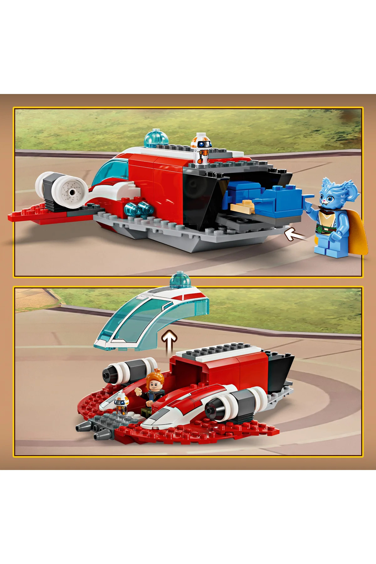 ® جنگ ستارگان: ماجراهای جدی جوان کریمسون فایرهاوک ™ ۷۵۳۸۴ – ست ساختنی خلاقانه ۴+ (۱۳۶ قطعه)