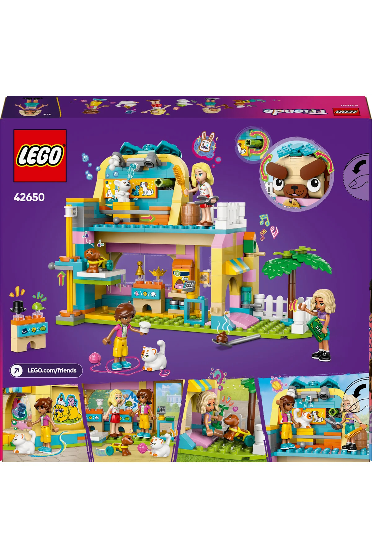 ® فروشگاه لوازم حیوانات خانگی فرندز، مجموعه ساختنی ۴۲۶۵۰ برای کودکان بالای ۶ سال (۳۷۵ قطعه)